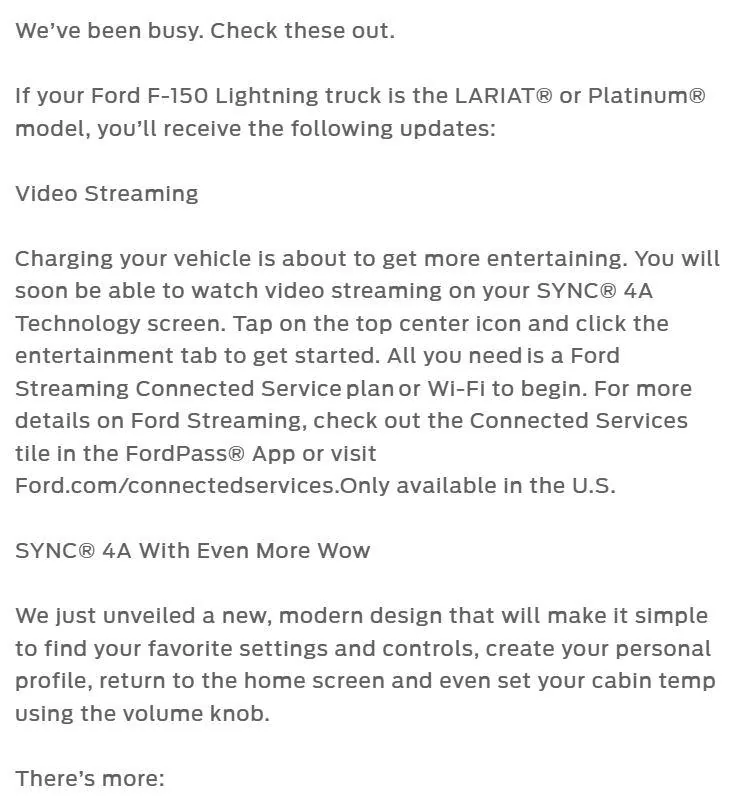 Ford F-150 Lightning Ford Power-Up 4.2.2.2 UI updates Capture1