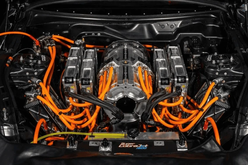 Ford F-150 Lightning FORD MUSTANG SUPER COBRA JET 1800 DEBUTS AS NEW EV DRAGSTER 1681476985699