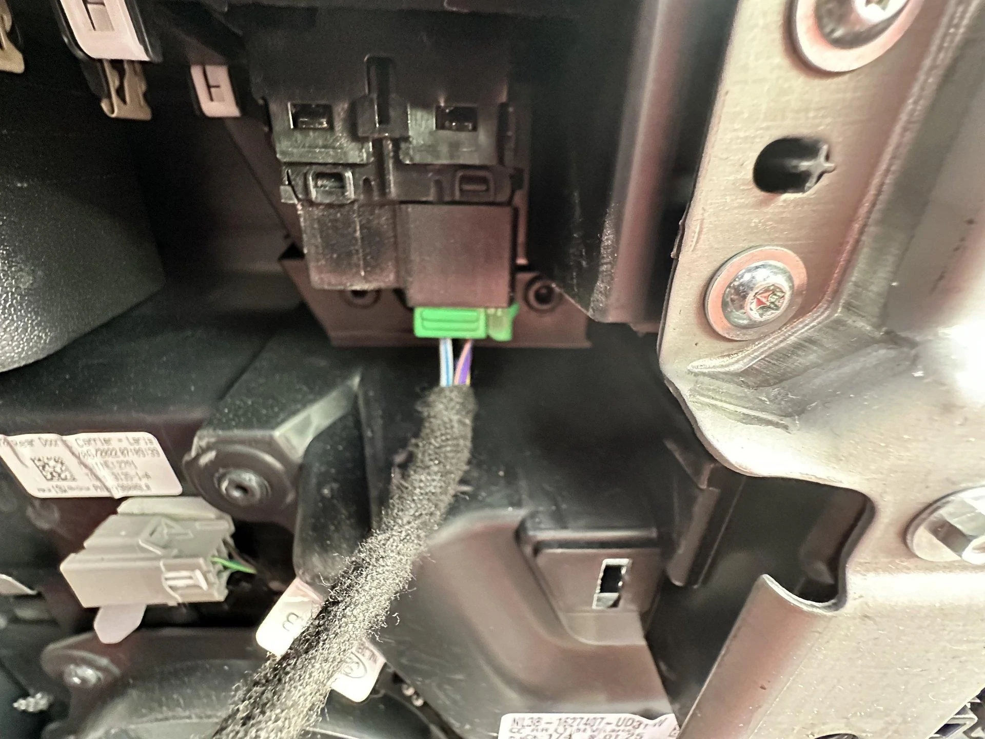 Ford F-150 Lightning Sounds Good Stereo Behind the Seat kit installation 15-harness-jpg