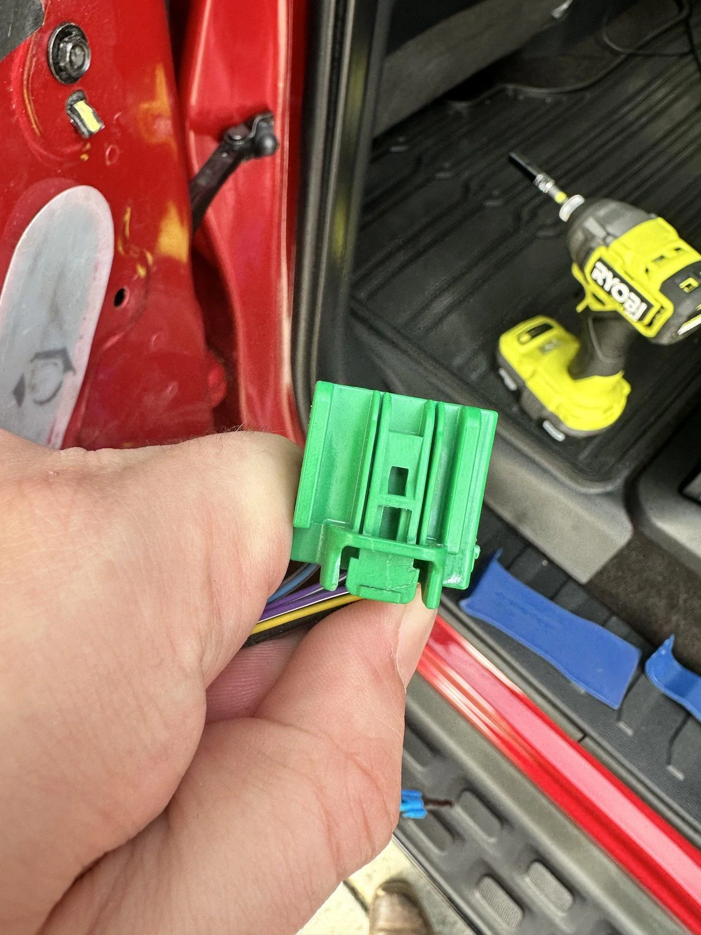 Ford F-150 Lightning Sounds Good Stereo Behind the Seat kit installation 16-harness-jpg