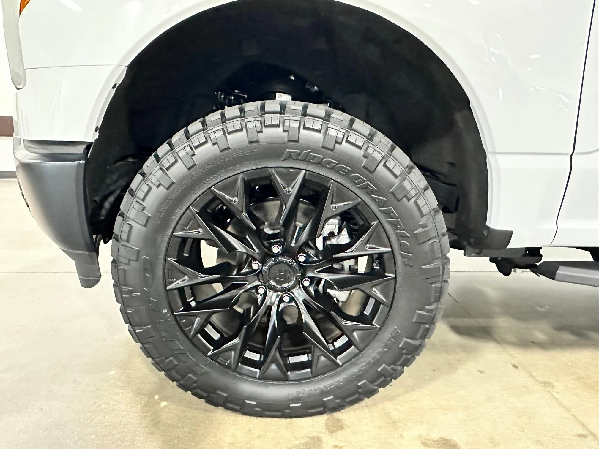 Ford F-150 Lightning My 2022 F150 Lightning Pro gets Fuel wheels, tires and leveling kit Lightning 4