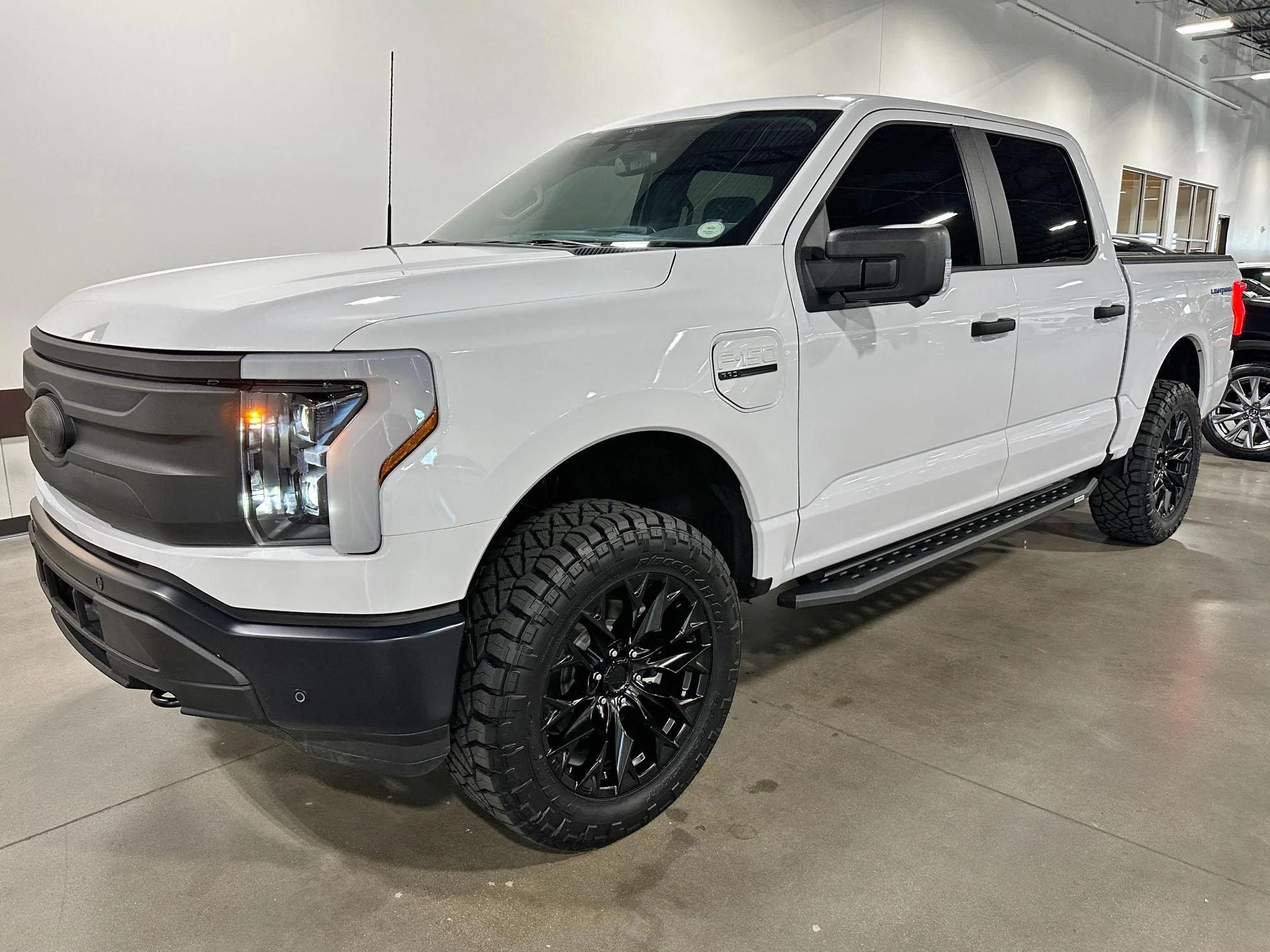 Ford F-150 Lightning My 2022 F150 Lightning Pro gets Fuel wheels, tires and leveling kit Lightning 1