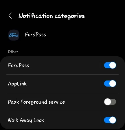Ford F-150 Lightning Recent Phone as a Key PAAK Update? Screenshot_20230422_115604_Settings