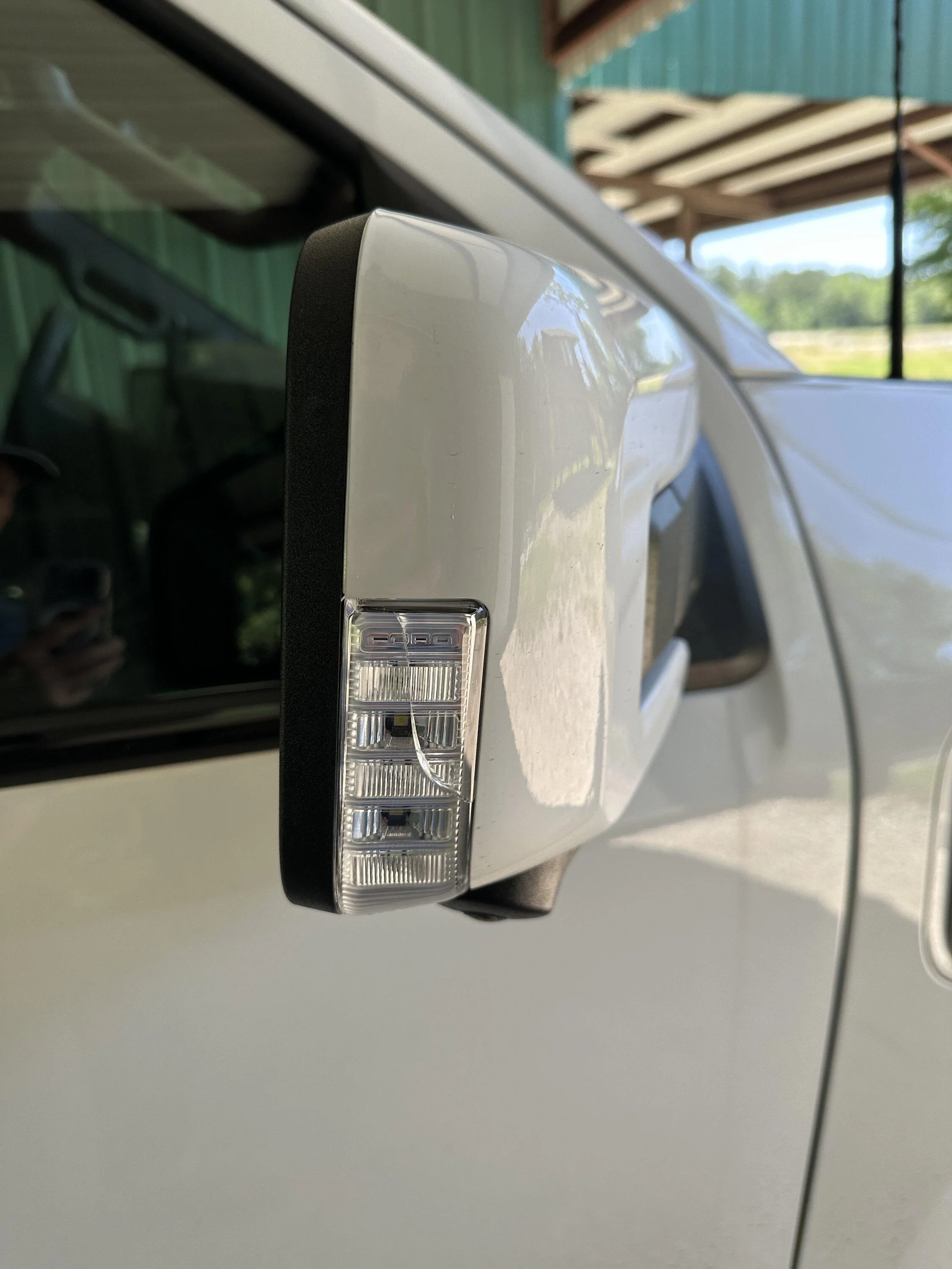 Ford F-150 Lightning Broke Turn Signal in Mirror - how to repair? IMG_8339