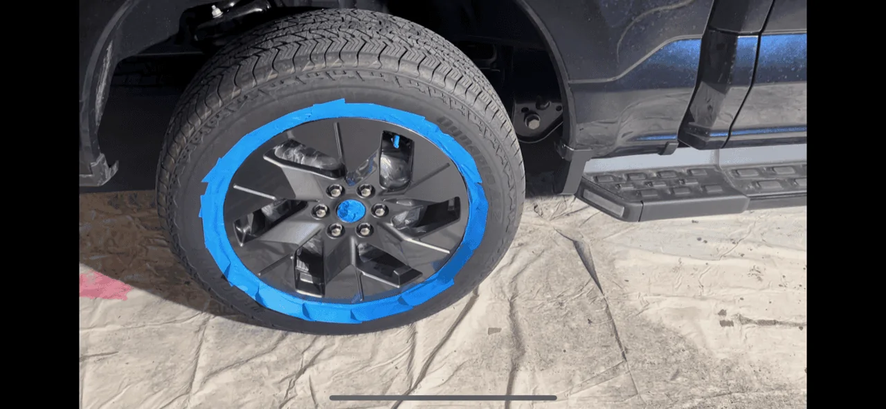 Ford F-150 Lightning How to Remove 2023 F-150 Lightning Front Grille in 4 Easy Steps rim during