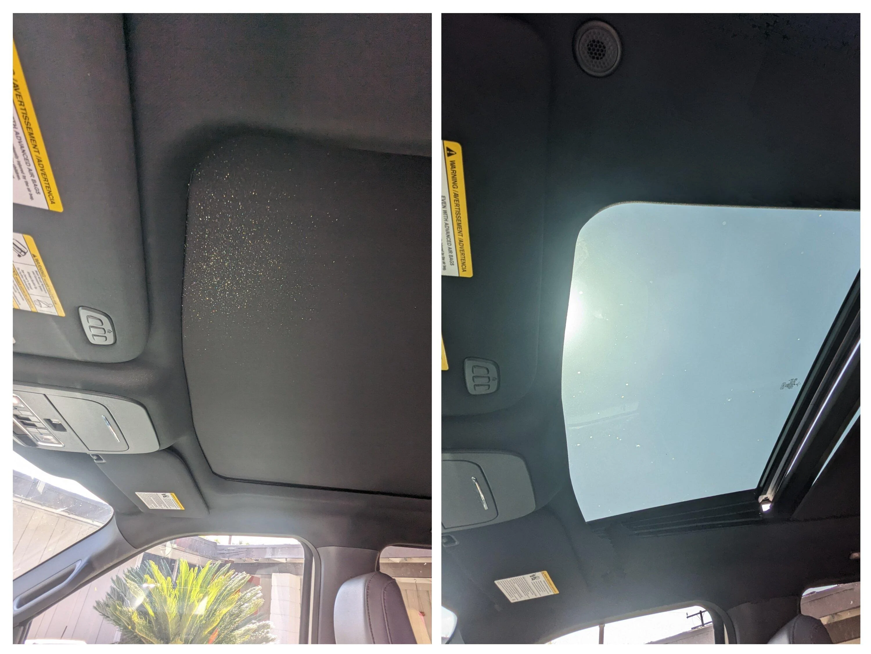 Ford F-150 Lightning How to.... Raise/Vent the sunroof with the shade closed 20230508_154019-COLLAGE