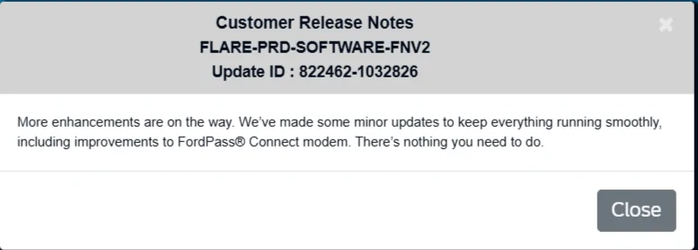Ford F-150 Lightning FLARE-PRD-SOFTWARE-FNV2 Activation 1683854978992