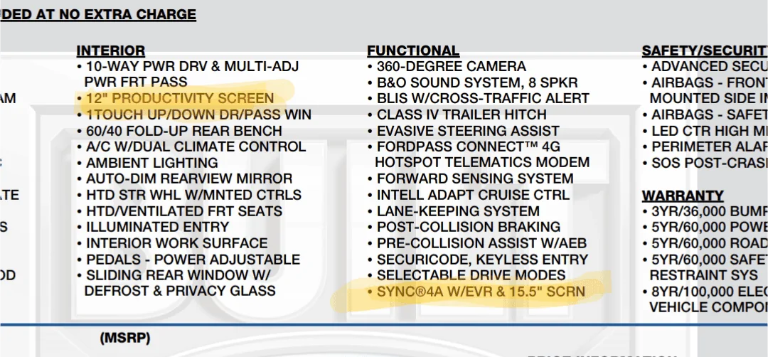 Ford F-150 Lightning Window sticker Screenshot_20230512-190822
