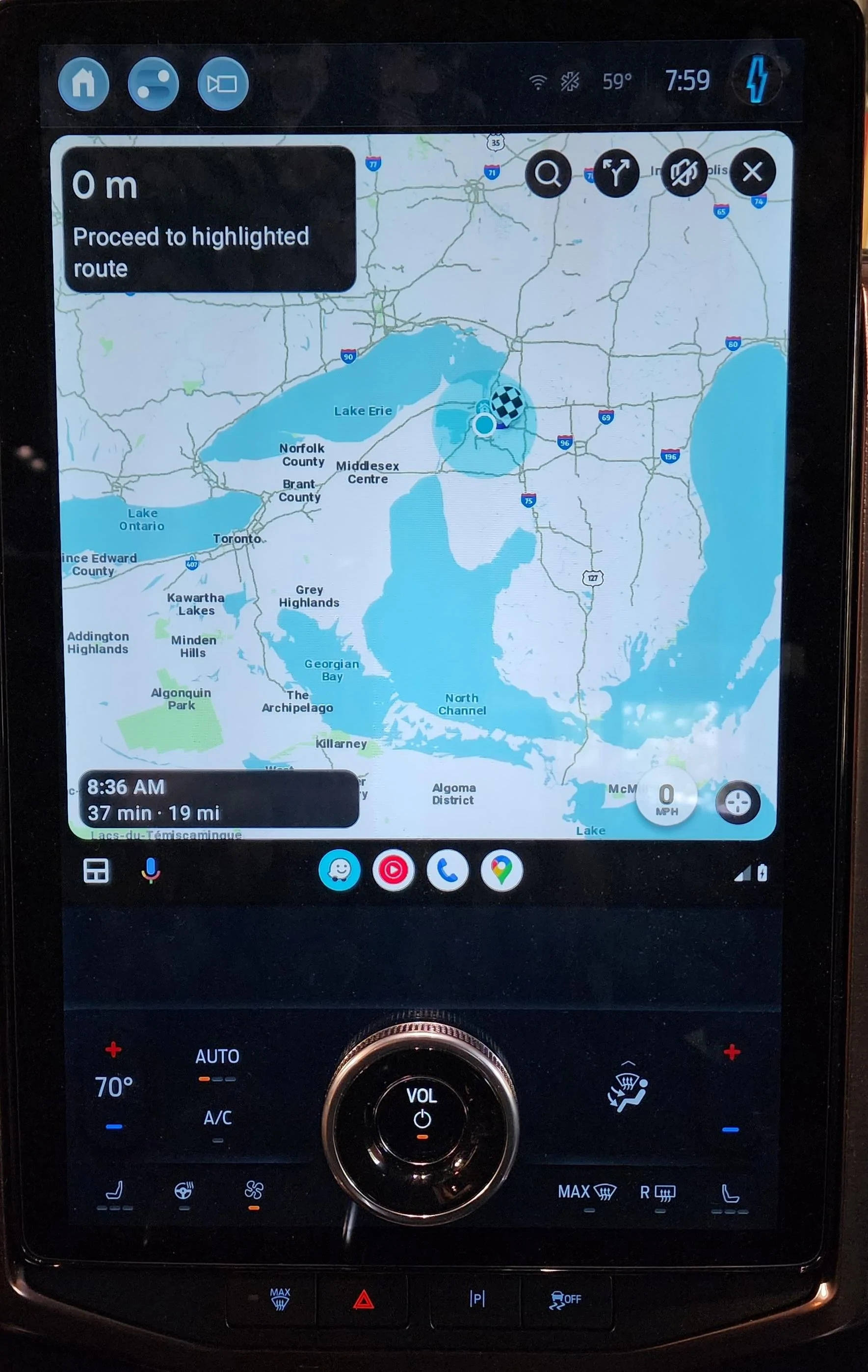 Ford F-150 Lightning Waze Controls Hidden by Useless podcast interface 20230516_075913