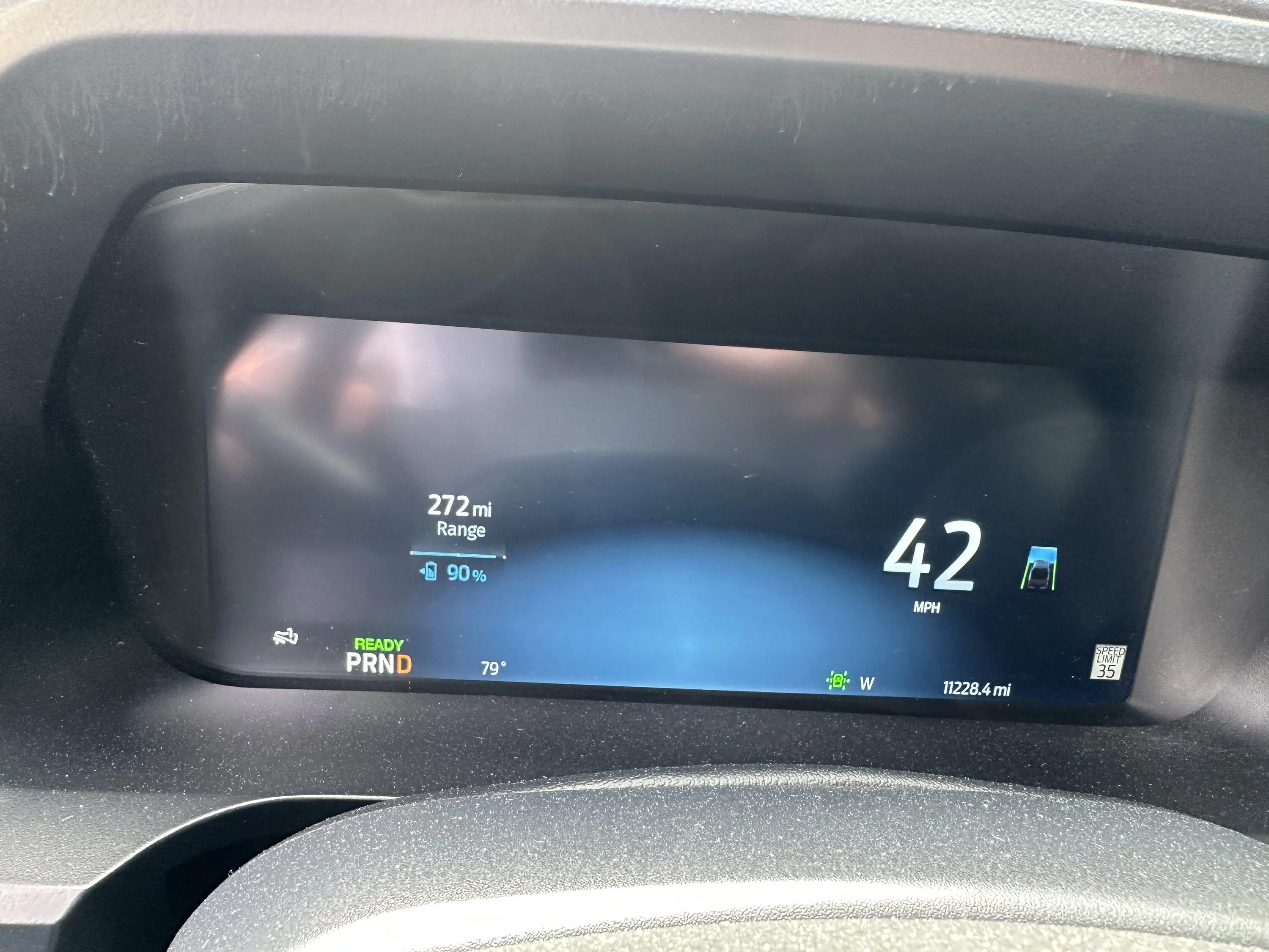 Ford F-150 Lightning Cluster UI glitch IMG_6866