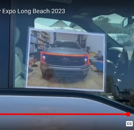 Ford F-150 Lightning Video: Lightning builds / rigs displayed at the Electrify Expo Screenshot_20230524_123034_Chrom