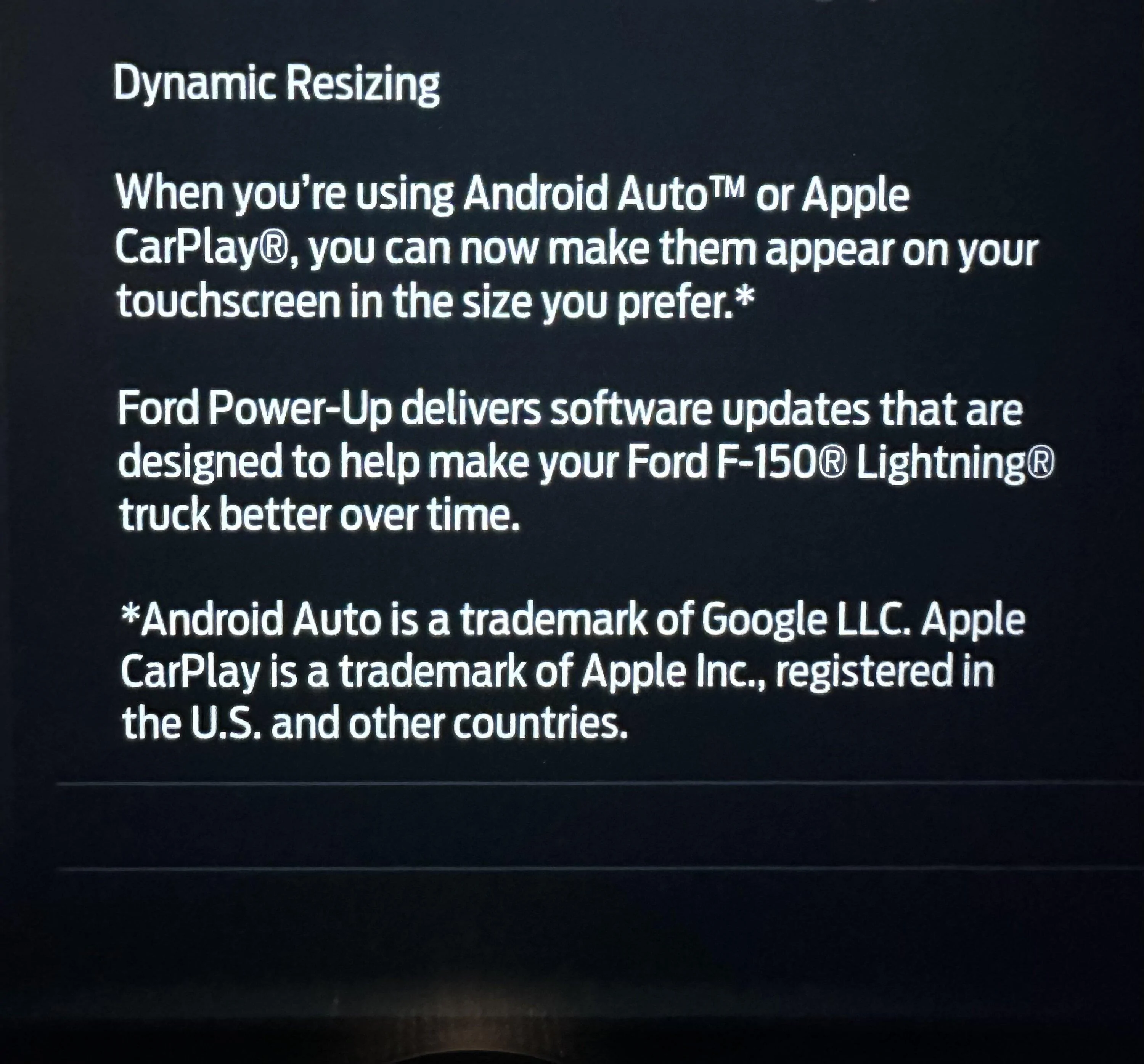 Ford F-150 Lightning CarPlay Resize? IMG_0445