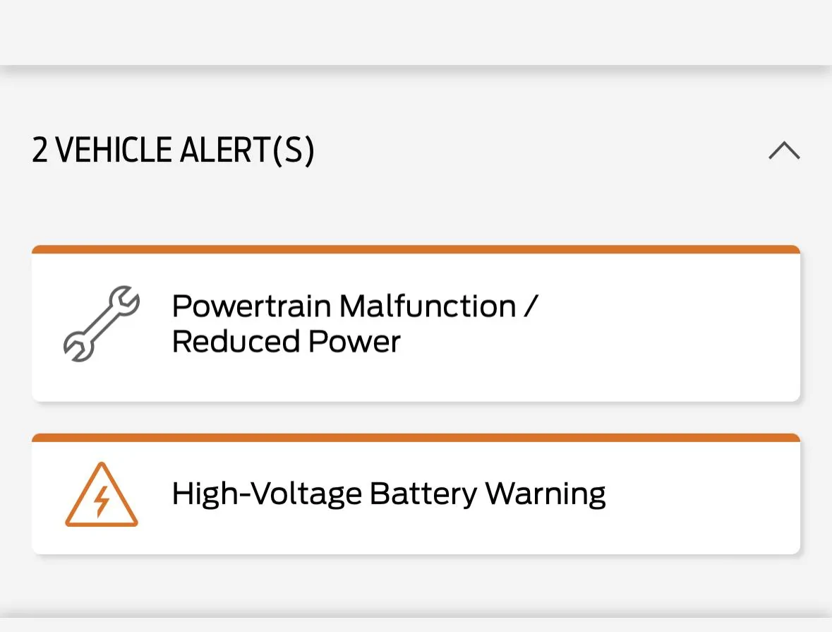 Ford F-150 Lightning Battery Busted. Recall. Then Fault. Then stuck. IMG_3694