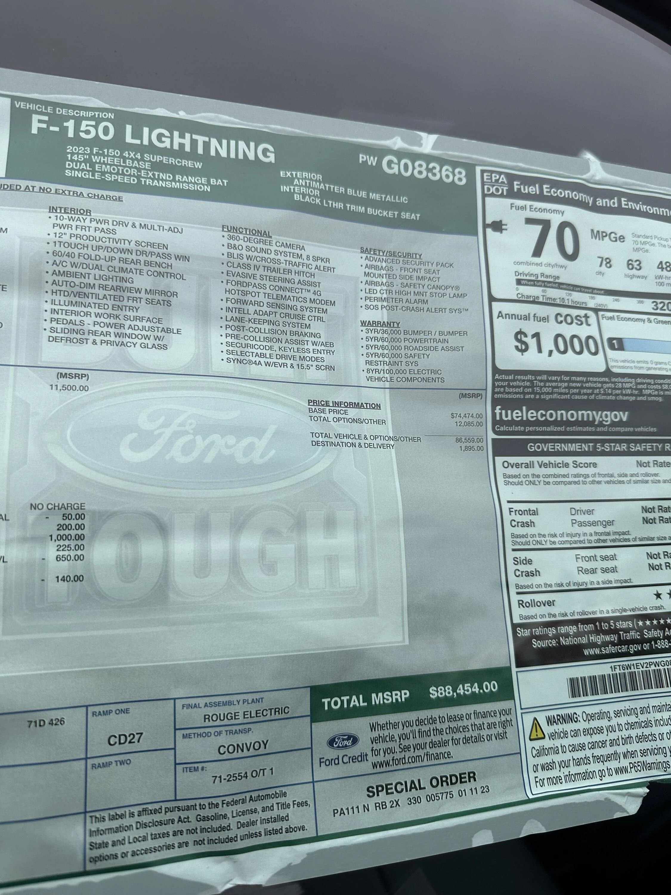 Ford F-150 Lightning Estimates on 2022 lightning resale value in 2 years? IMG_2154