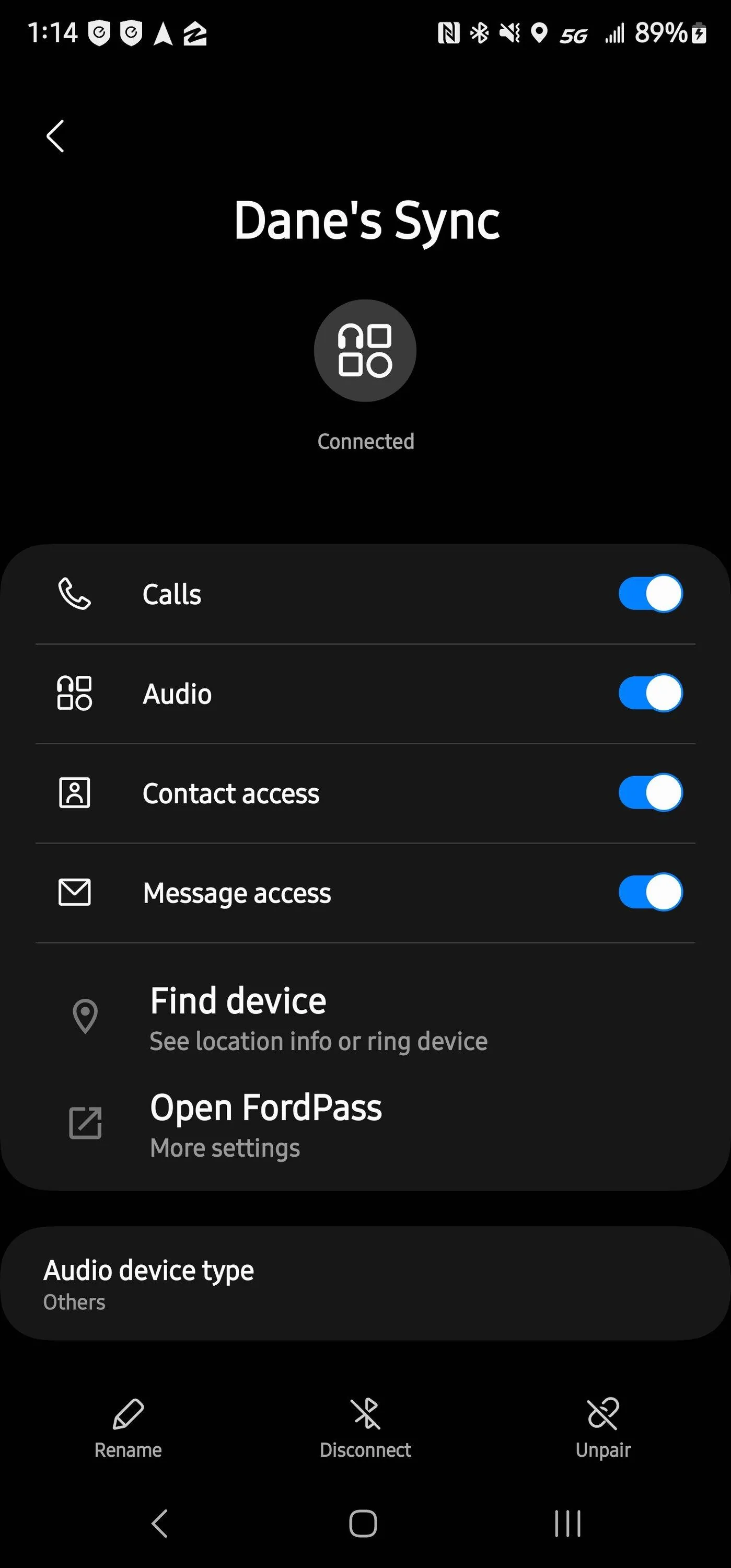 Ford F-150 Lightning Going Crazy! LOUD CHIME HELP! Android Auto Screenshot_20230602_131427_Settings