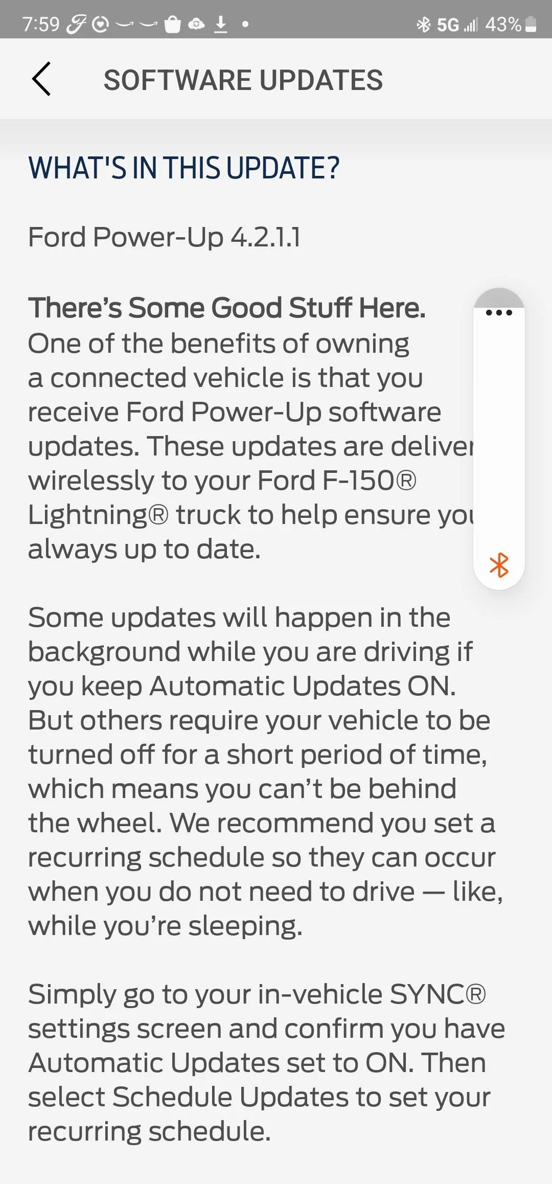 Ford F-150 Lightning Power-Up 4.2.1.1 - Some Good Stuff Here Screenshot_20230612_195921_FordPass