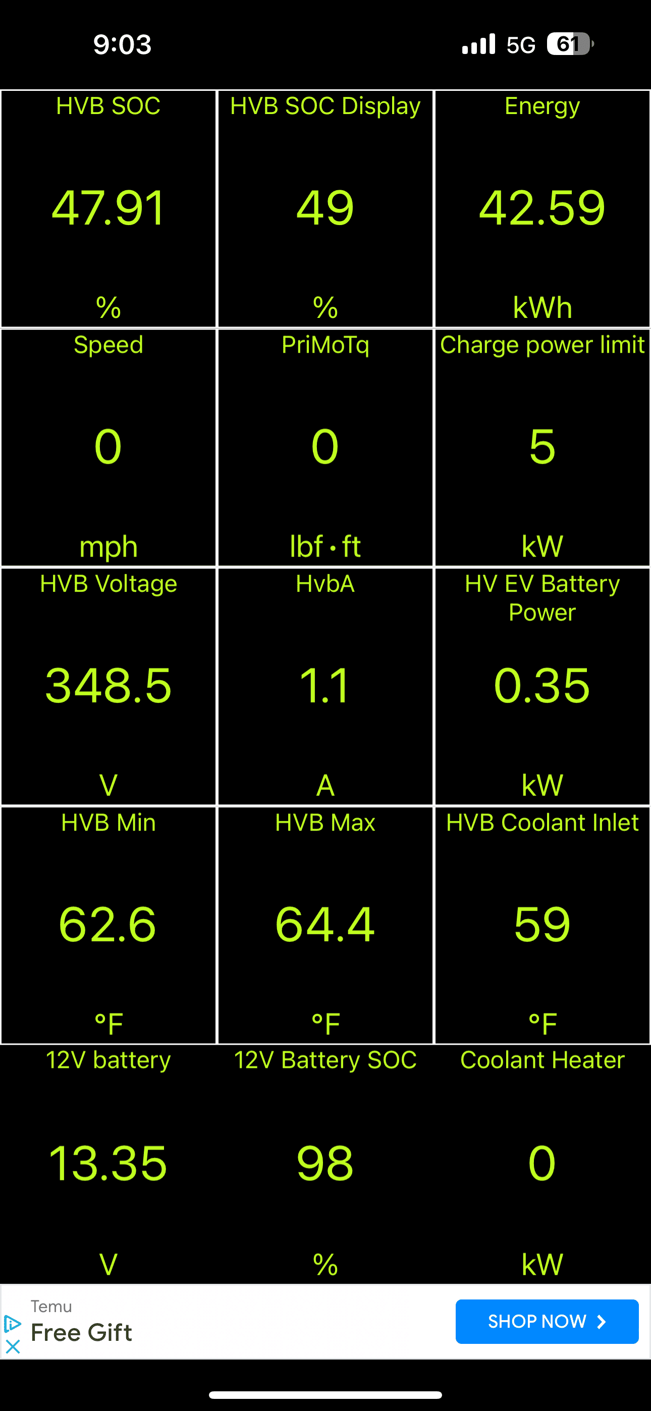 Ford F-150 Lightning P0B24 Hybrid Battery "A" Voltage Unstable IMG_1287