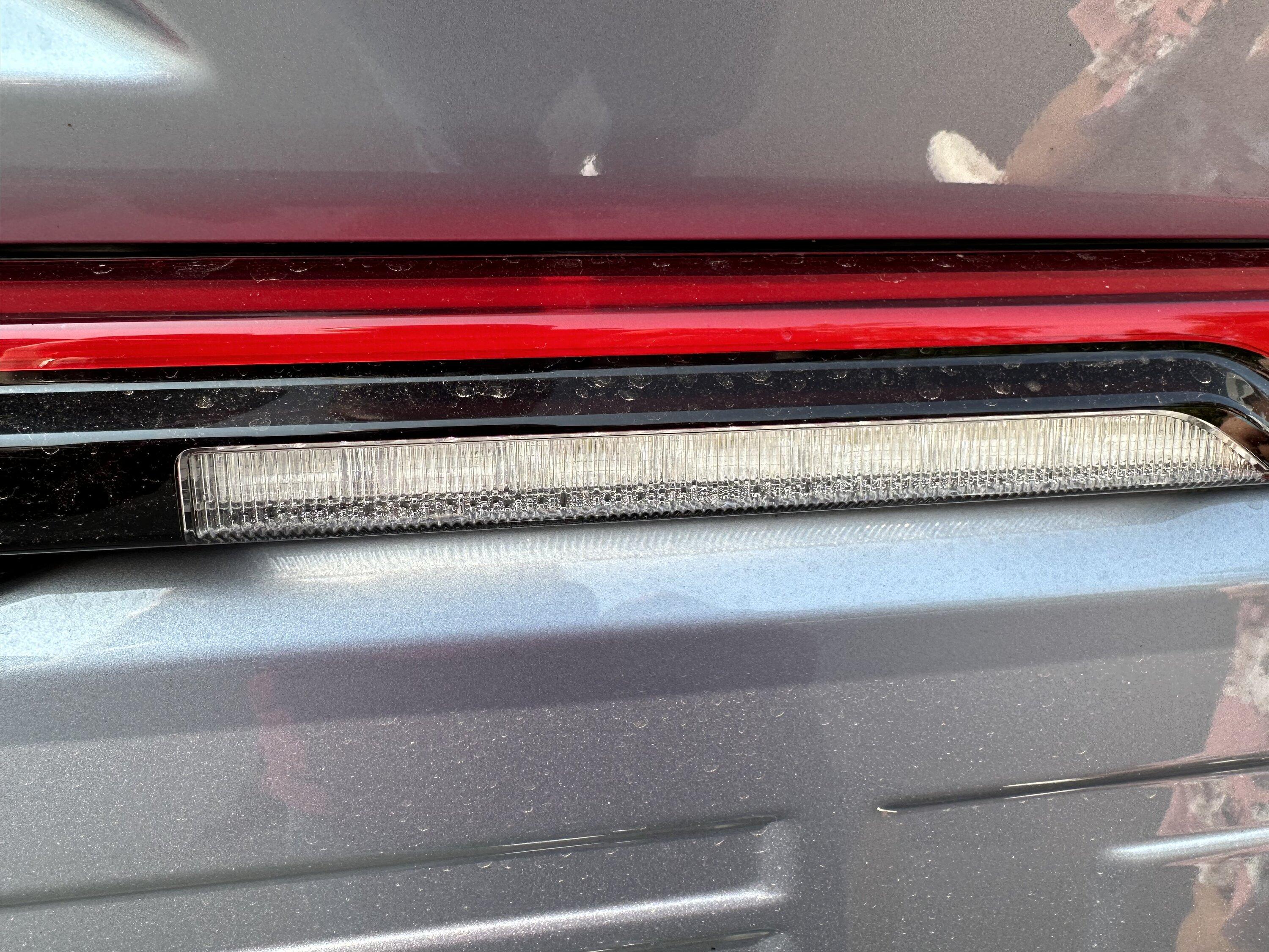 Ford F-150 Lightning Water in rear light bar IMG_3136