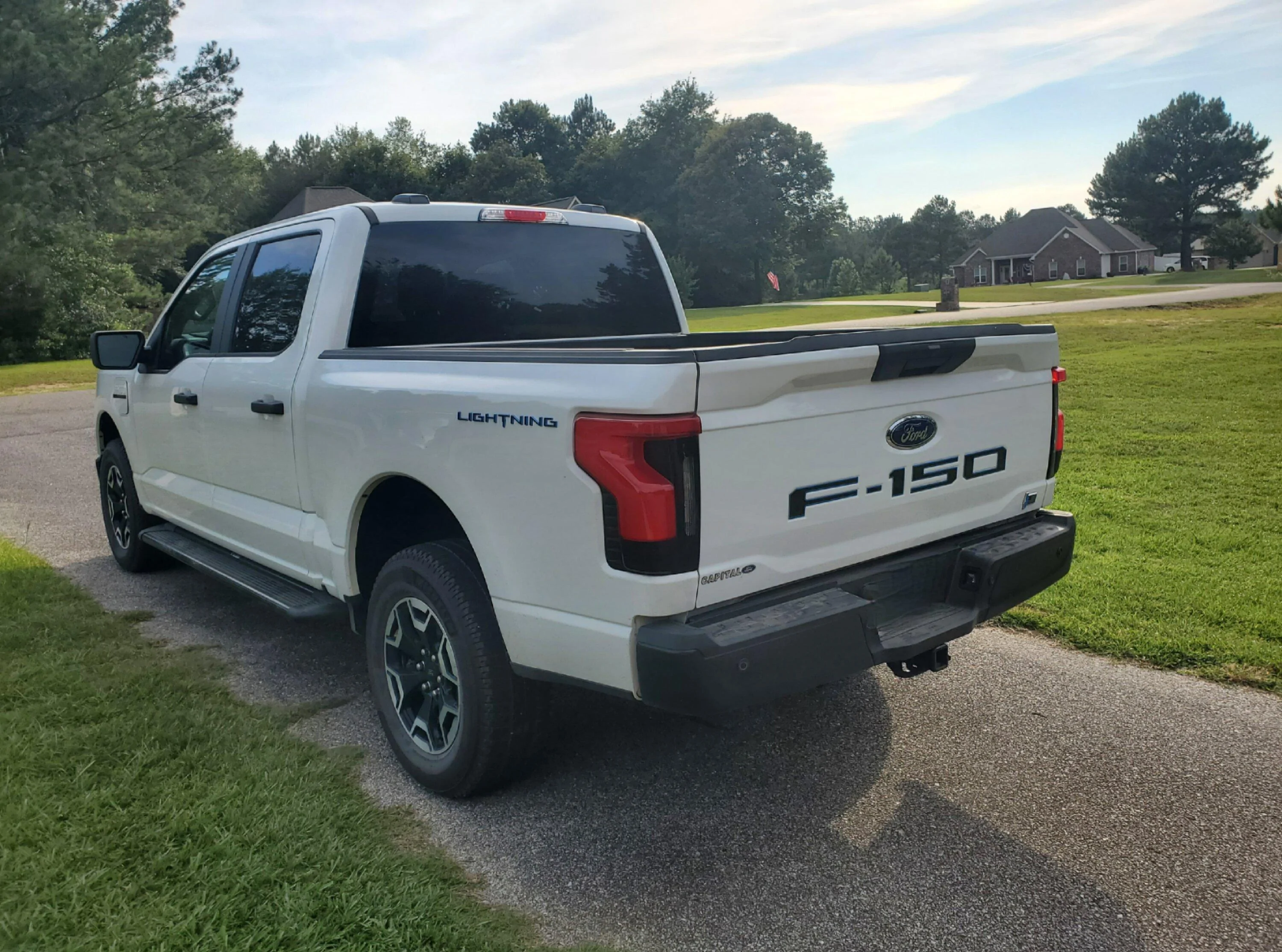 Ford F-150 Lightning Tailgate letter inserts matching the "Lightning" lettering 20230530_174205