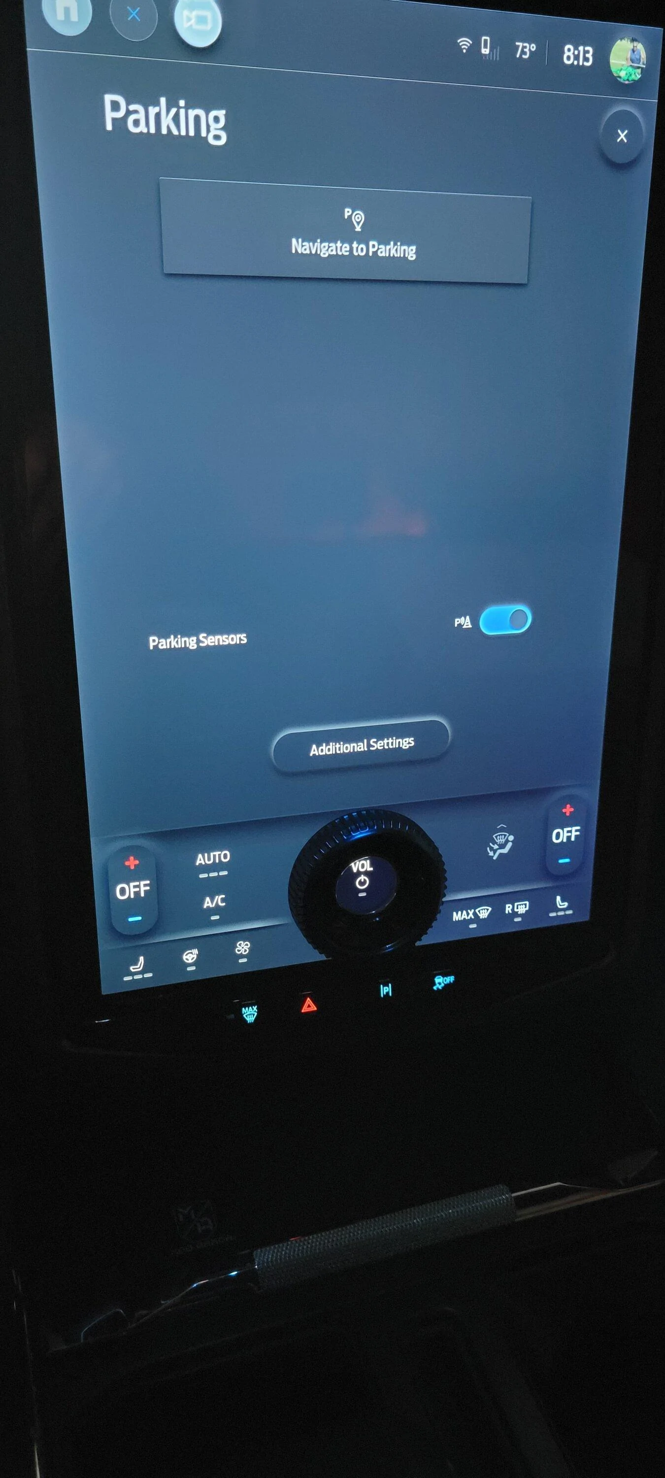 Ford F-150 Lightning Front camera not popping up when close to objects?? 20230620_201324