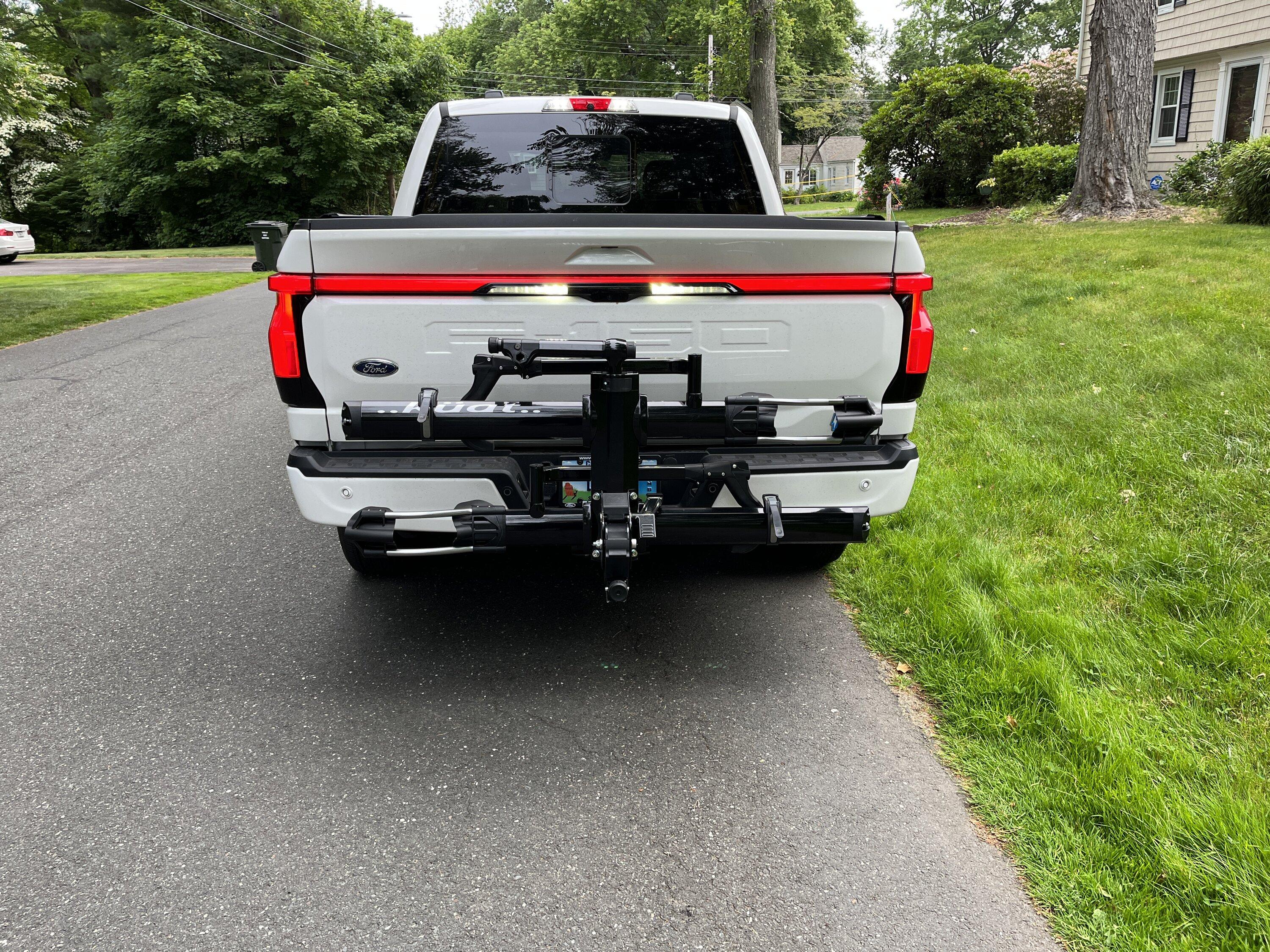Ford F-150 Lightning Bike rack added and reverse sensors freak out CD31AA05-B0E3-4A39-85D0-0998608A5DE4