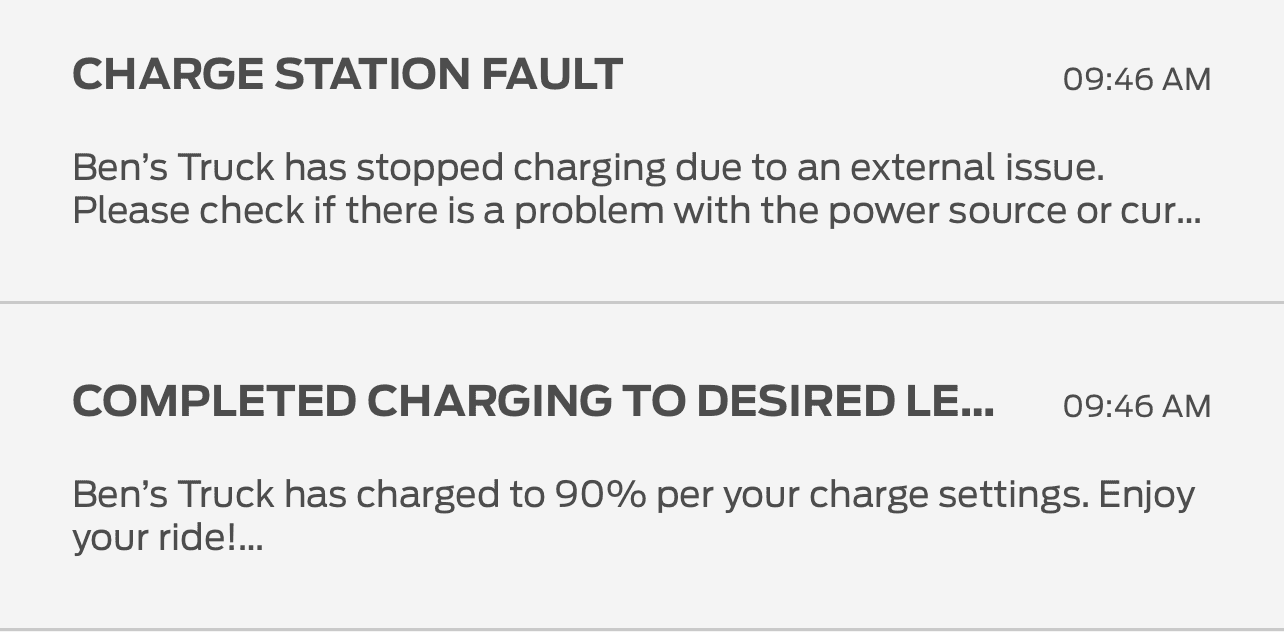 Ford F-150 Lightning Scheduled charging broken for 120V chargers only? Screenshot 2023-06-24 at 10.46.39 AM