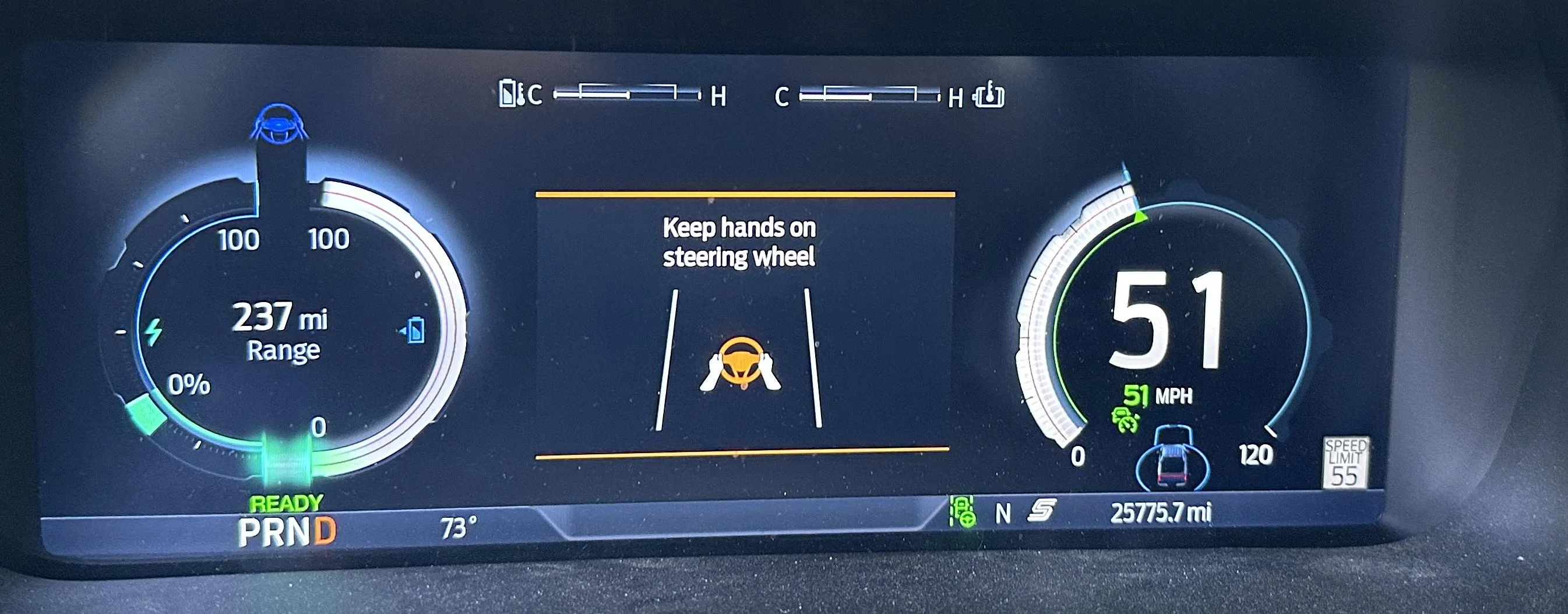 Ford F-150 Lightning DIY success: installing Pro Adaptive Cruise and Lane Centering (and frunk beeper) 3 first warning