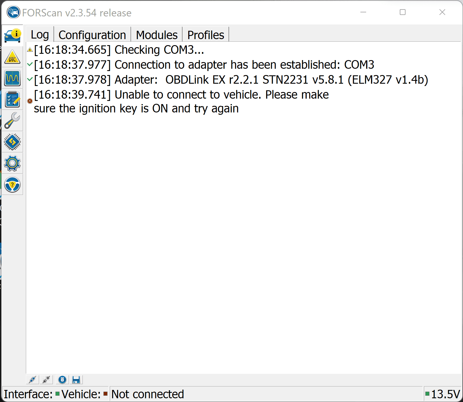 Ford F-150 Lightning how to overcome "unable to connect to vehical" Screenshot 2023-06-28 161911