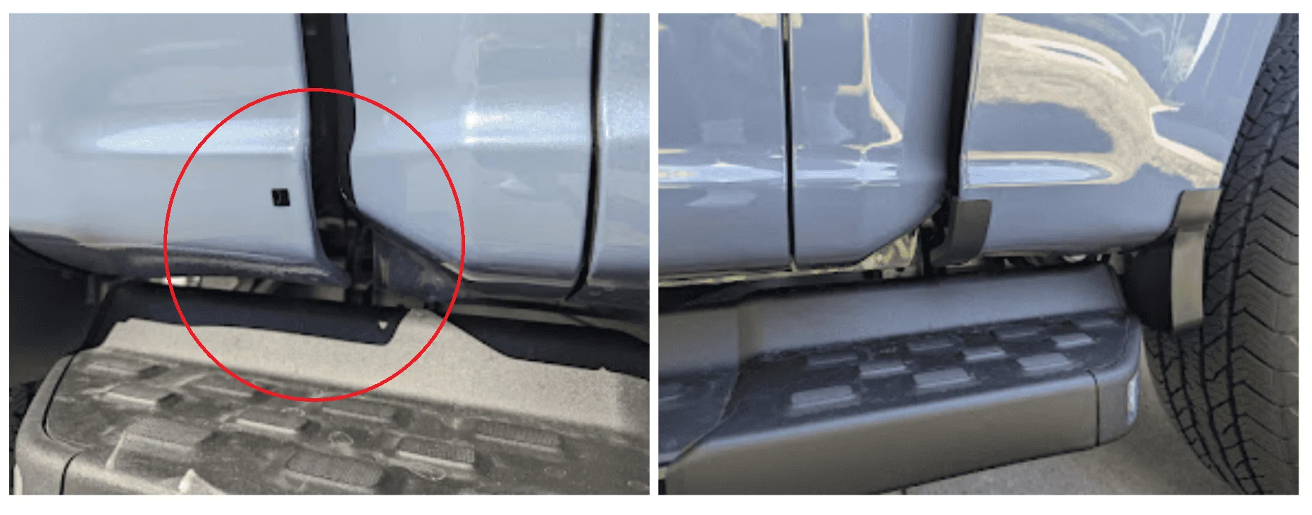 Ford F-150 Lightning missing a piece of plastic on truck bed 1688256809493