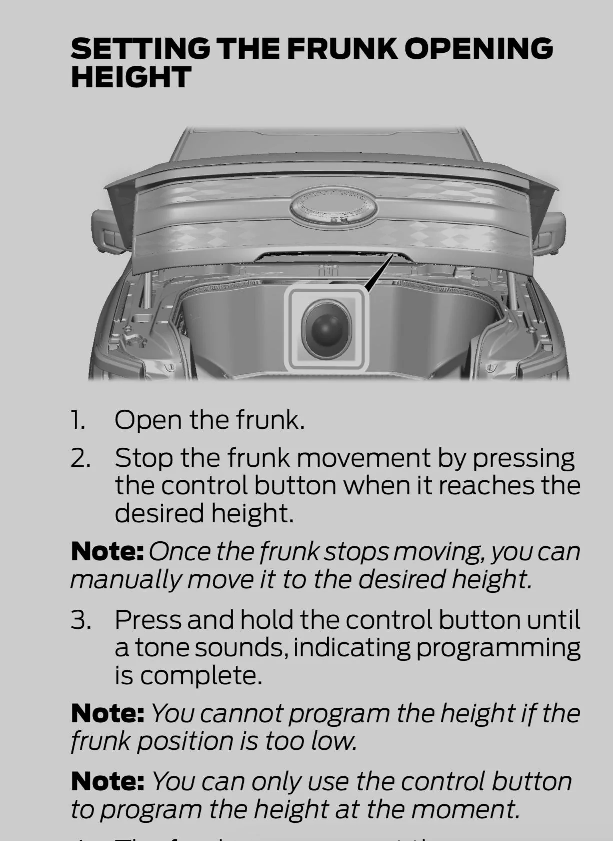 Ford F-150 Lightning Frunk open limit? IMG_0216