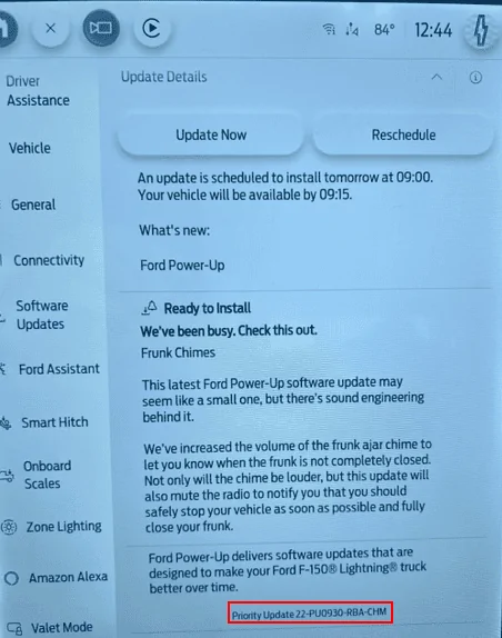 Ford F-150 Lightning Lightning Software Updates using FDRS Lightning_OTA_14-Jul-23-1