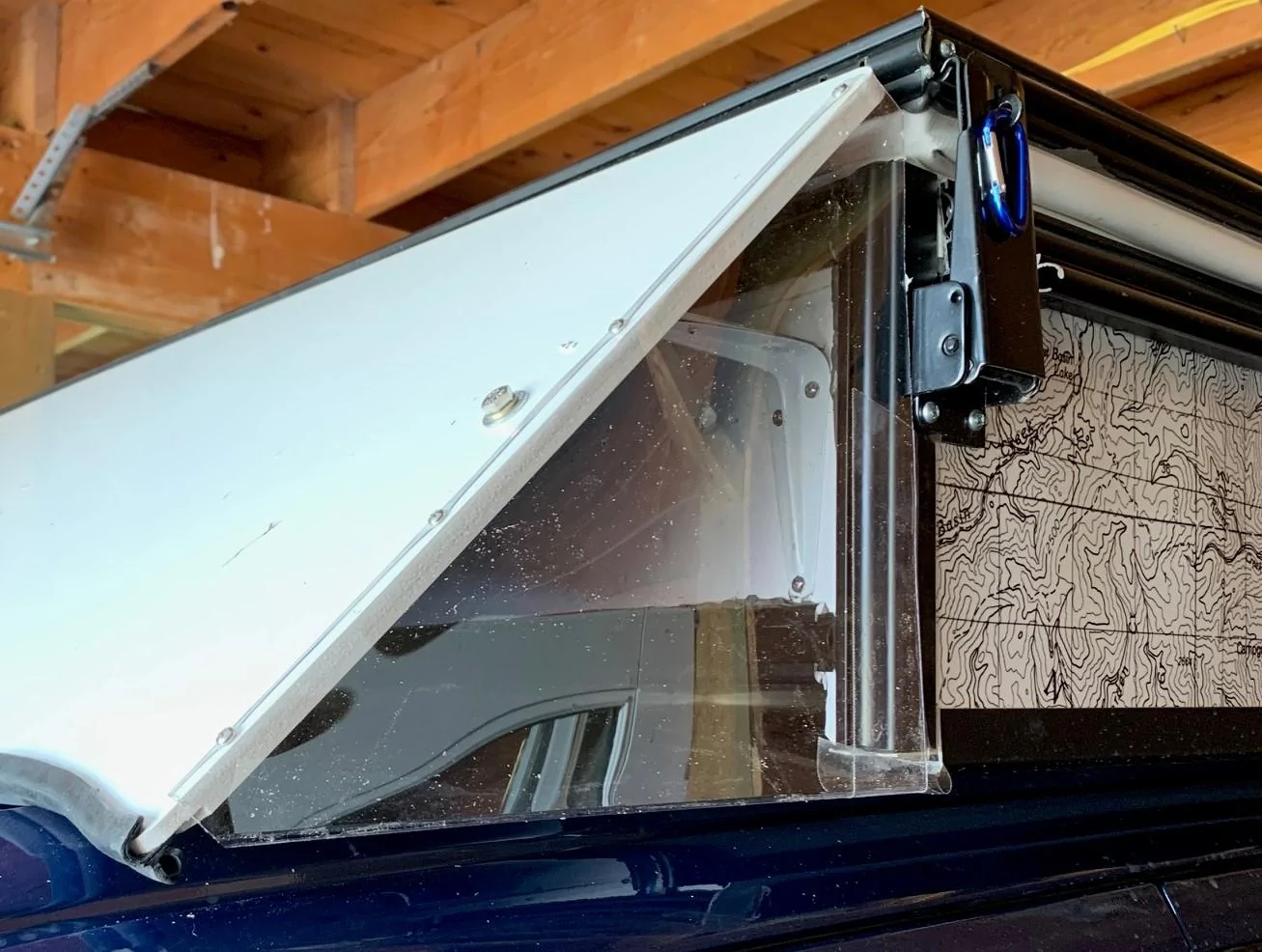Ford F-150 Lightning The tiny, all-electric, slide-in camper I built for my F150 Lightning doesn’t have a shower, but I’m working on it... Fairing closeout left