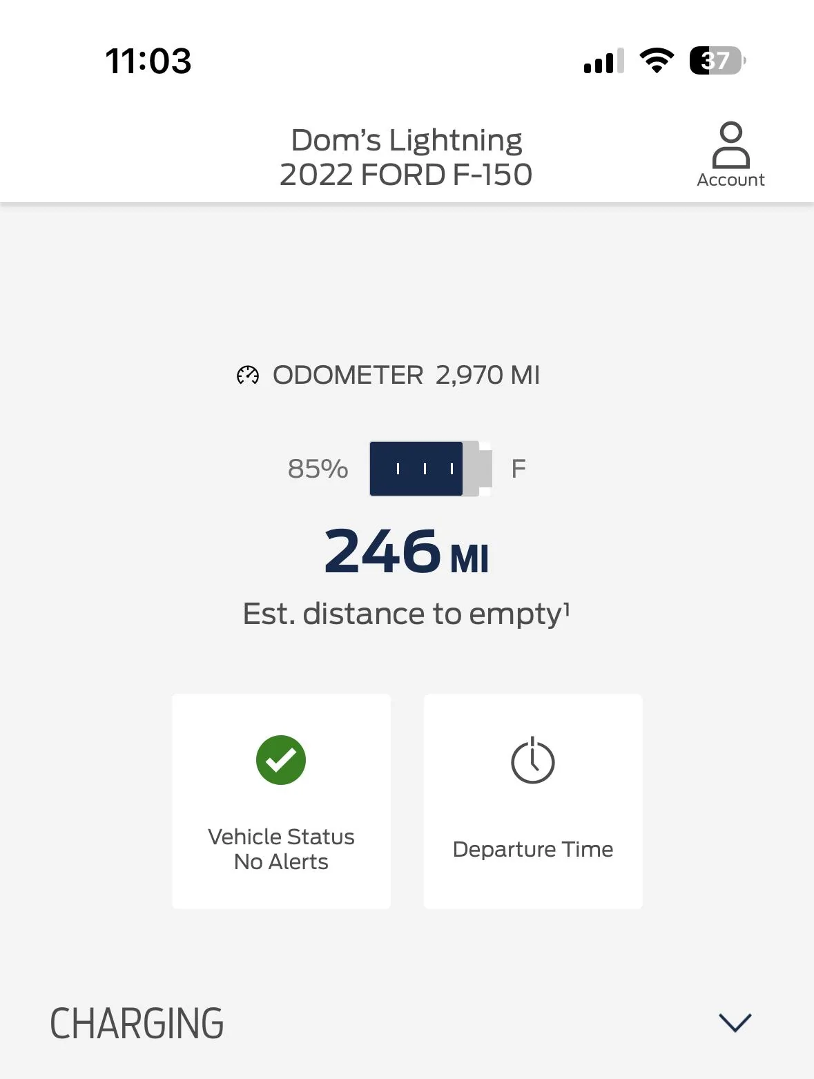 Ford F-150 Lightning How far have we gone? Your Lightning mileage? IMG_3137