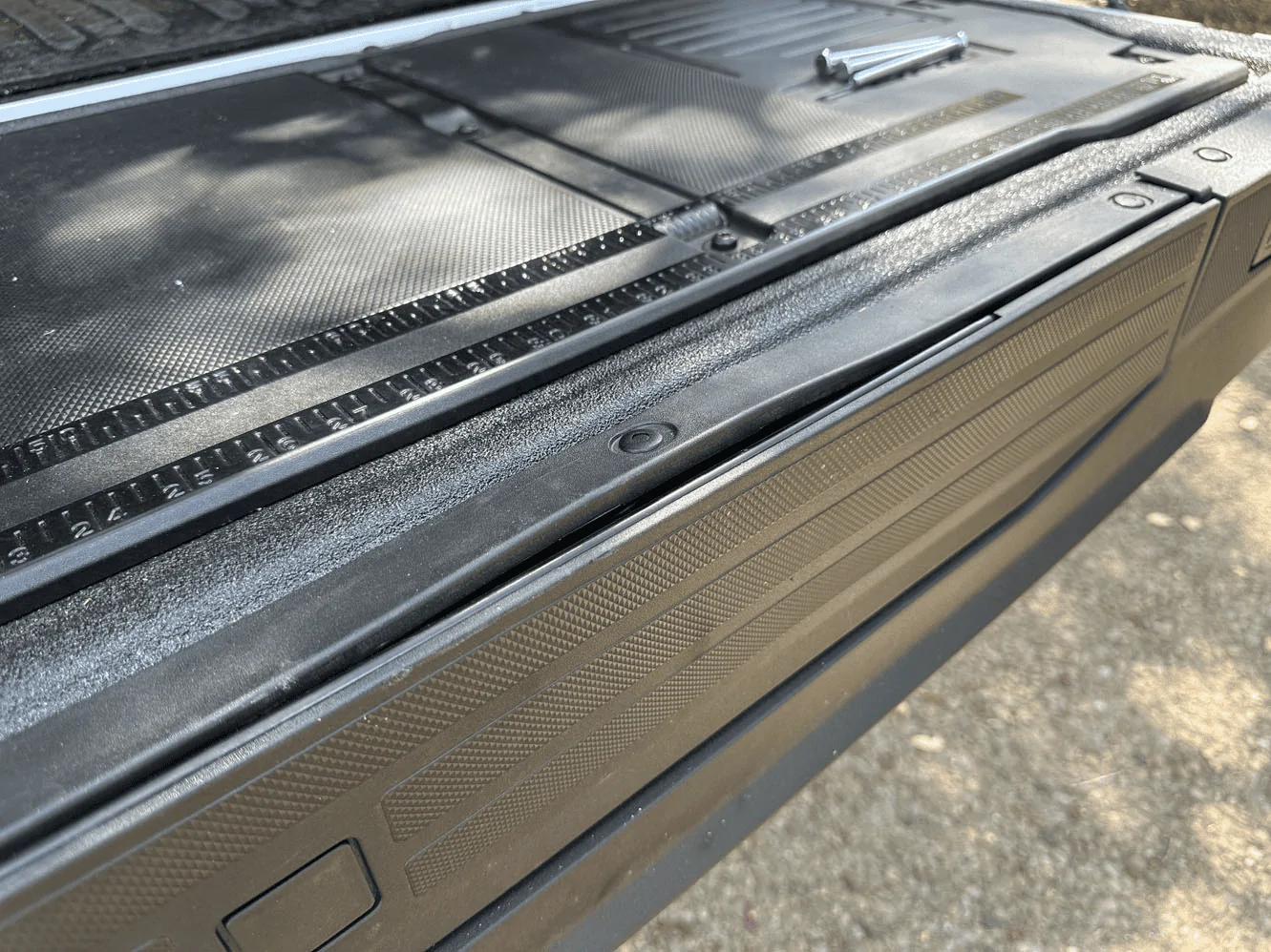 Ford F-150 Lightning Not Built "Ford Tough" - Tailgate Trim Popping Out - How to Fix? 1690249026461