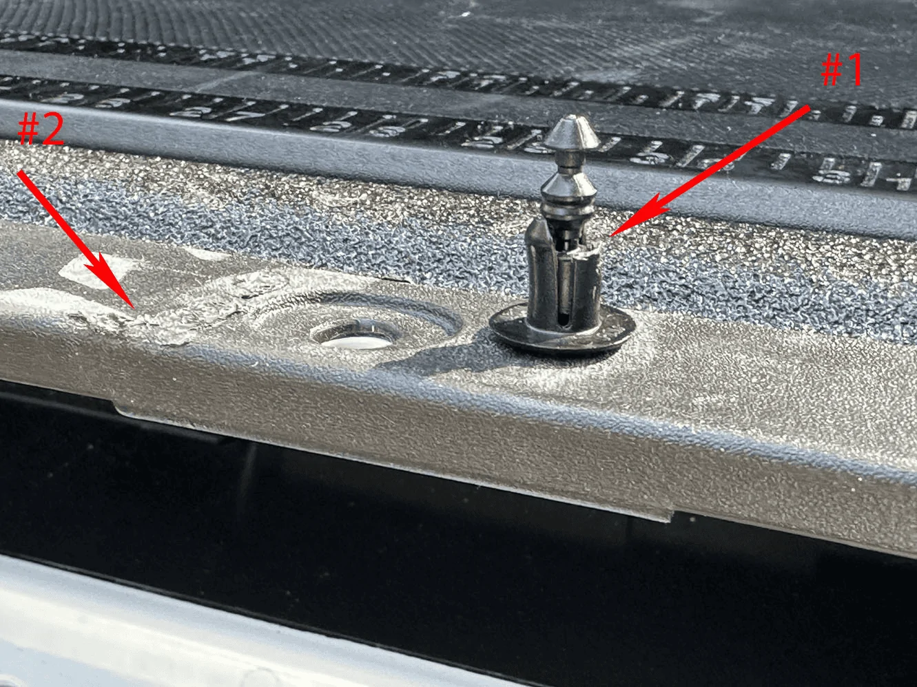 Ford F-150 Lightning Not Built "Ford Tough" - Tailgate Trim Popping Out - How to Fix? 1690303116475