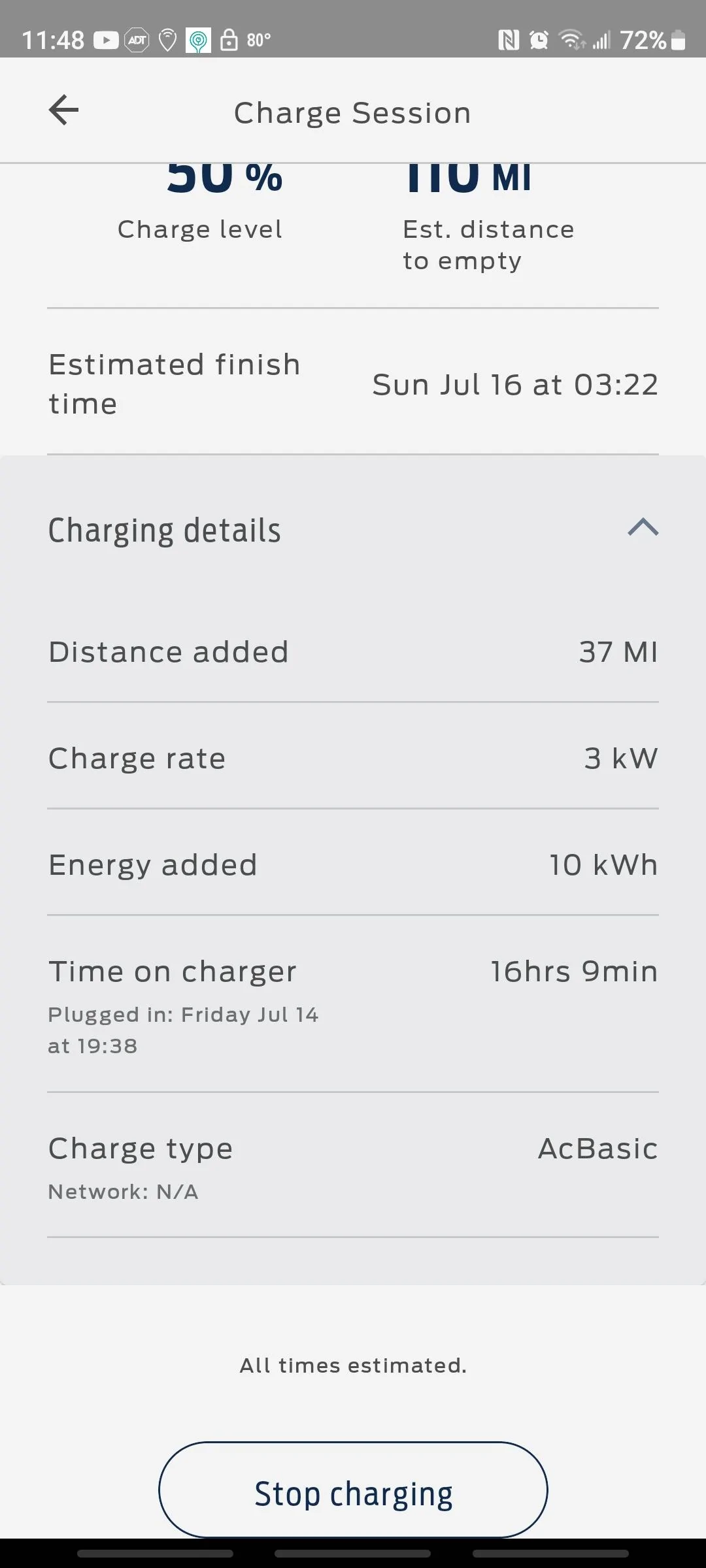 Ford F-150 Lightning Charge Station Pro vs. Ford Mobile Charger Screenshot_20230715_114811_FordPass