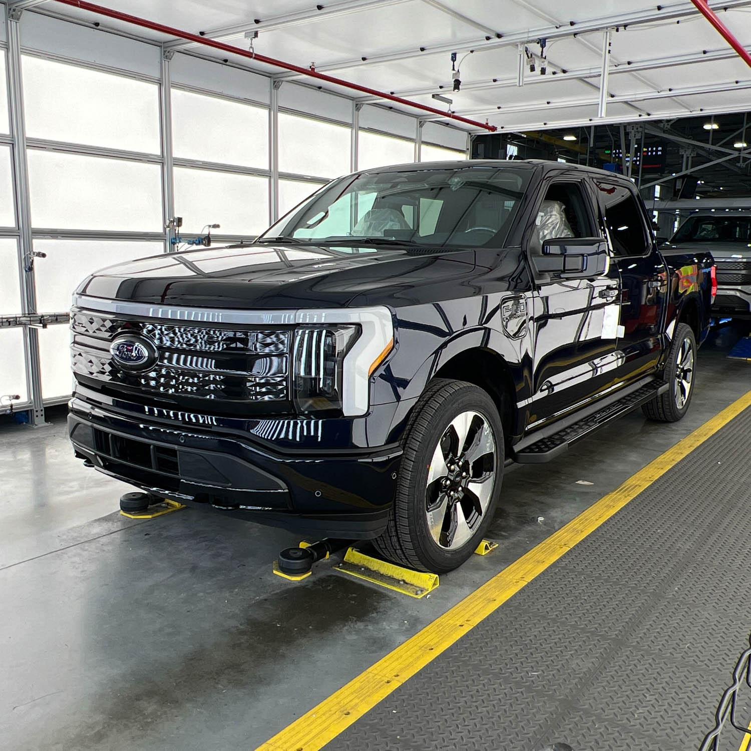 Ford F-150 Lightning Assembly line picture IMG_20230802_063220