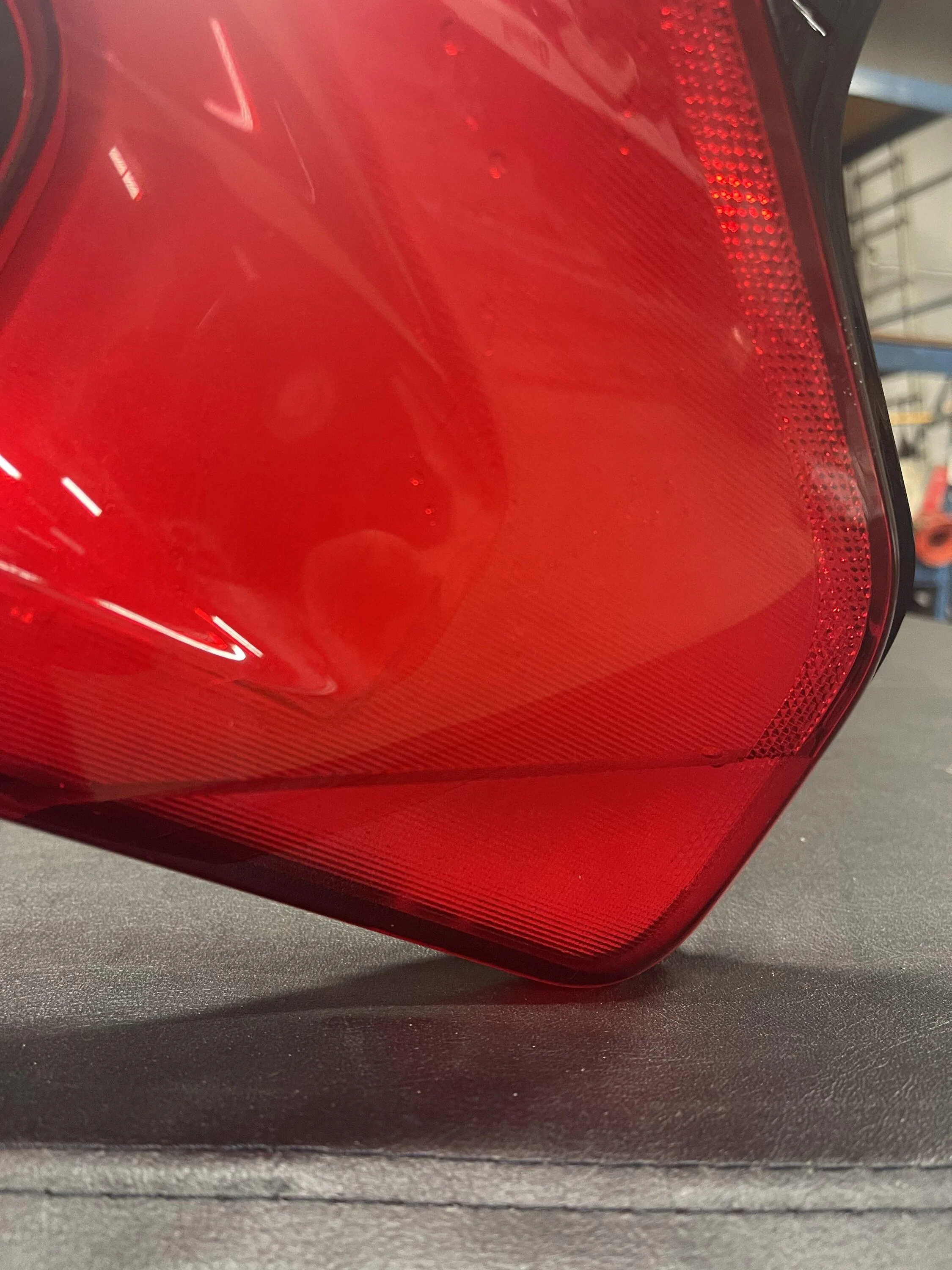 Ford F-150 Lightning Blind spot & cross path fault. Water in taillight. IMG_9488