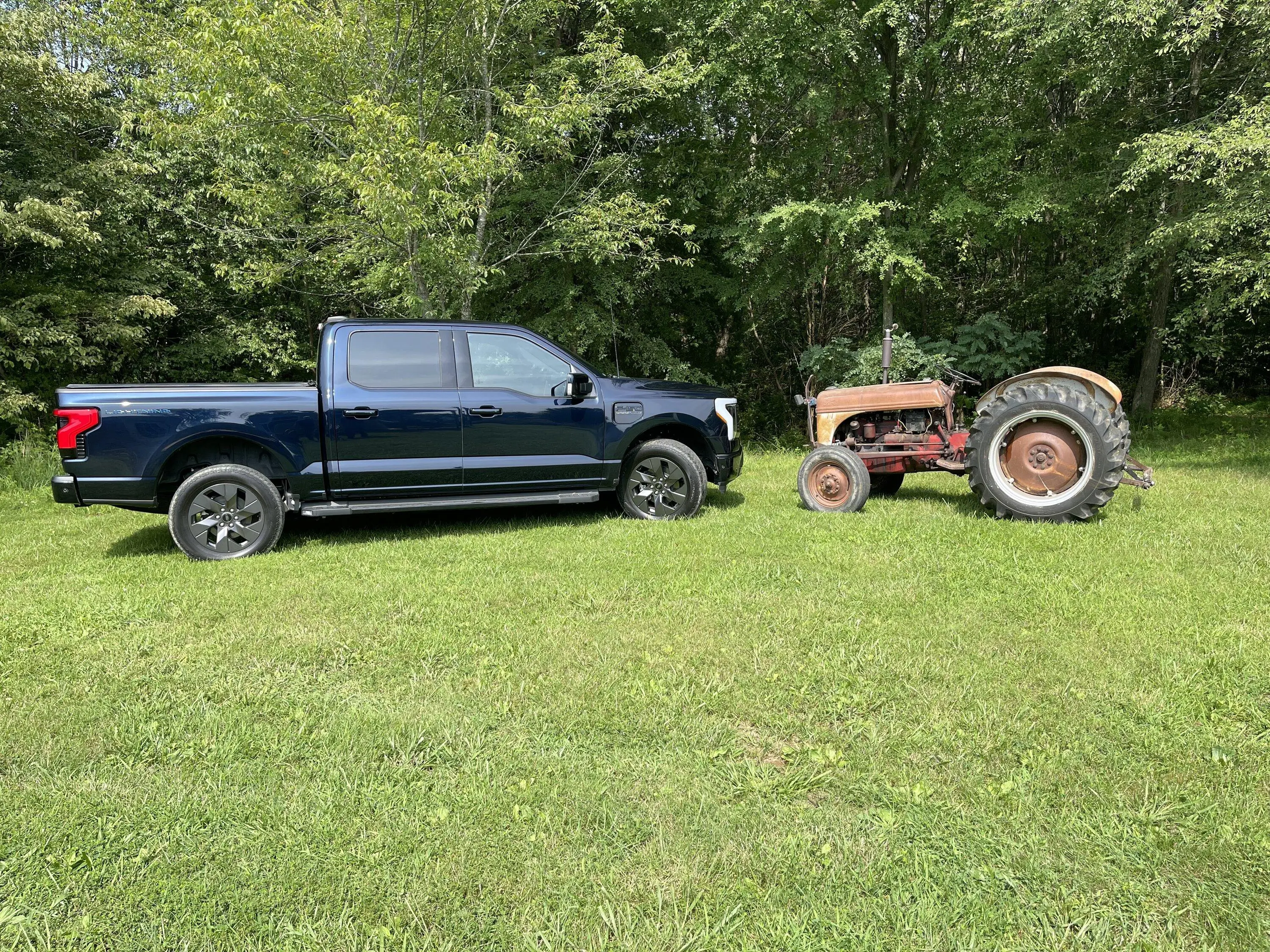 Ford F-150 Lightning Old and new IMG_5086