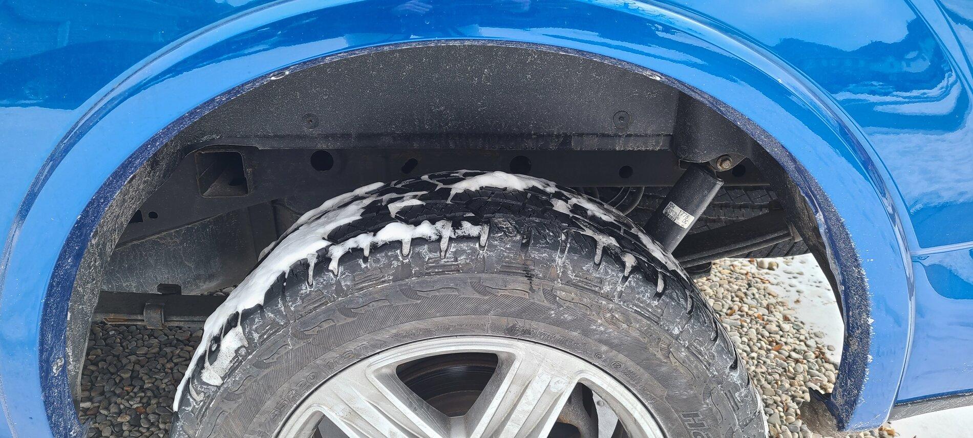 Ford F-150 Lightning Factory wheel well liners photos? 20210131_140757