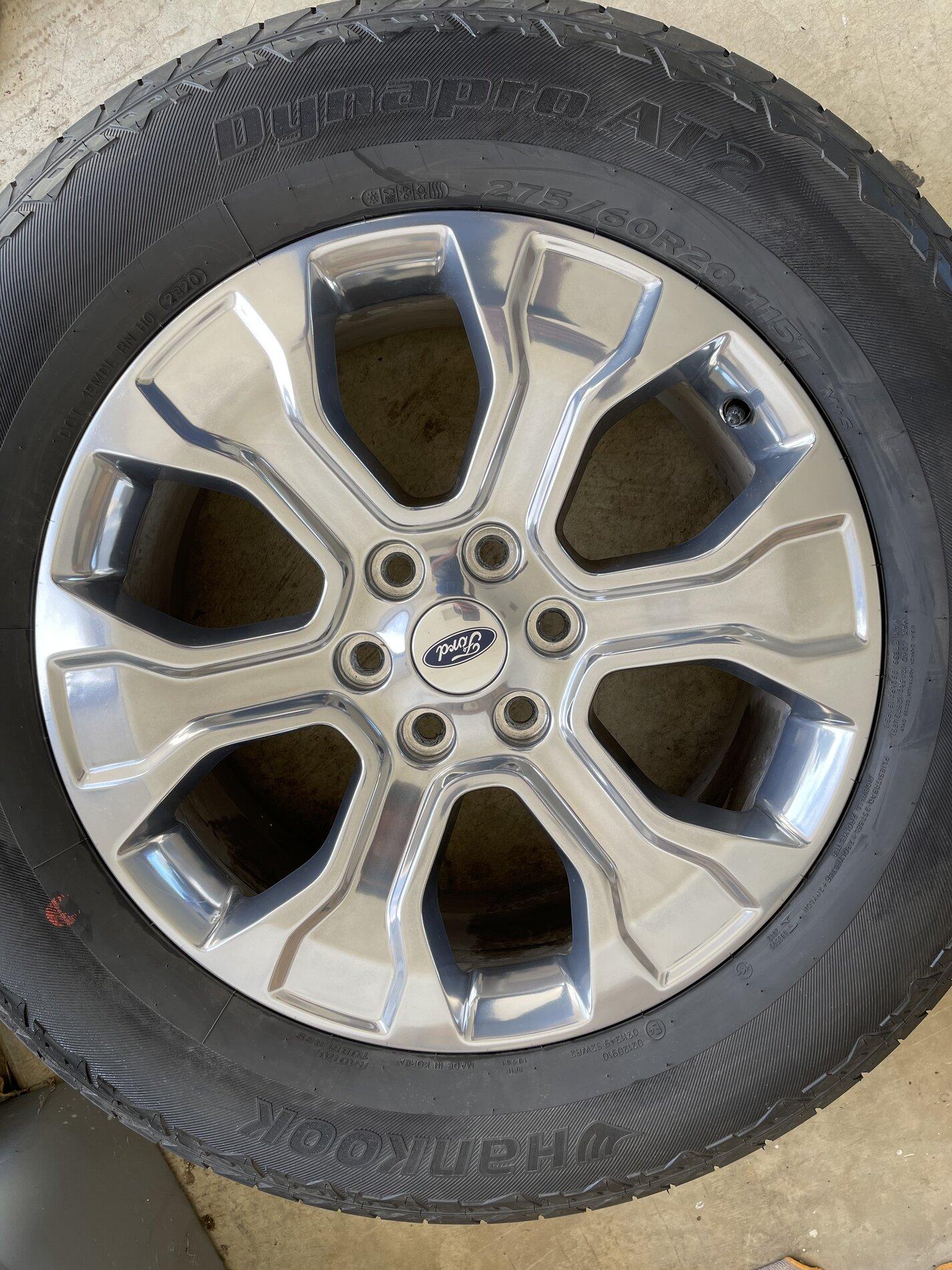 Ford F-150 Lightning 21’ Platinum Wheels and Tires D7C1082C-4499-44F0-9824-9F52C77A25BD