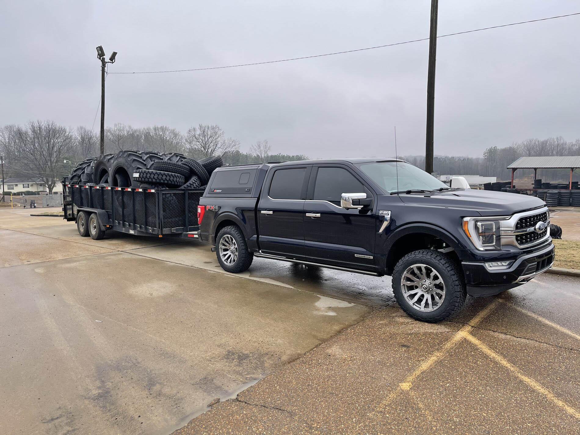 Ford F-150 Lightning Extreme towing test with 2021 F-150 PowerBoost @ 10% over capacity 676D376B-09C3-4BE4-AF31-458CB93D409D