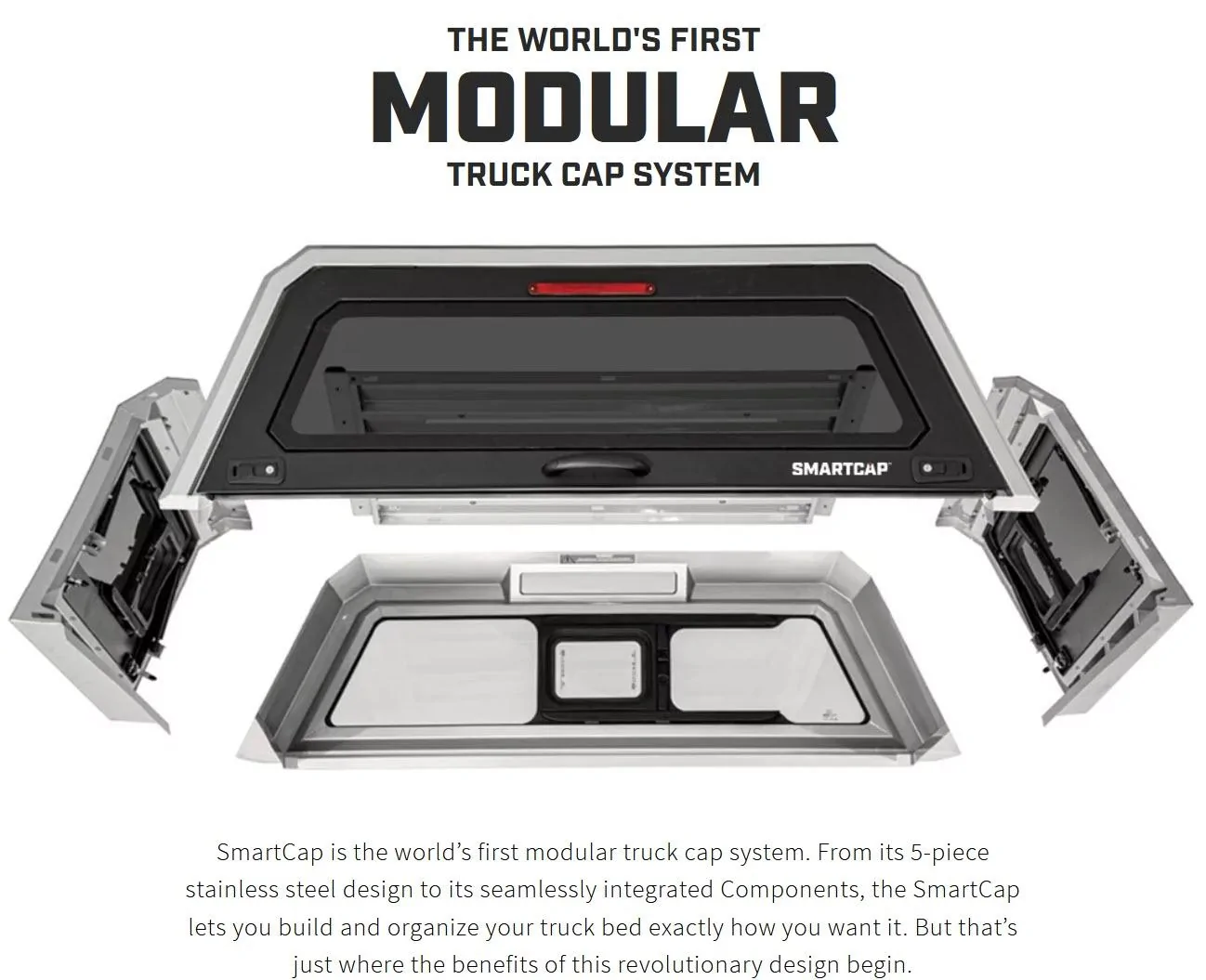 Ford F-150 Lightning RSi SmartCap Camper Shell installed on 2021 F-150 2021-02-12_11-01-44