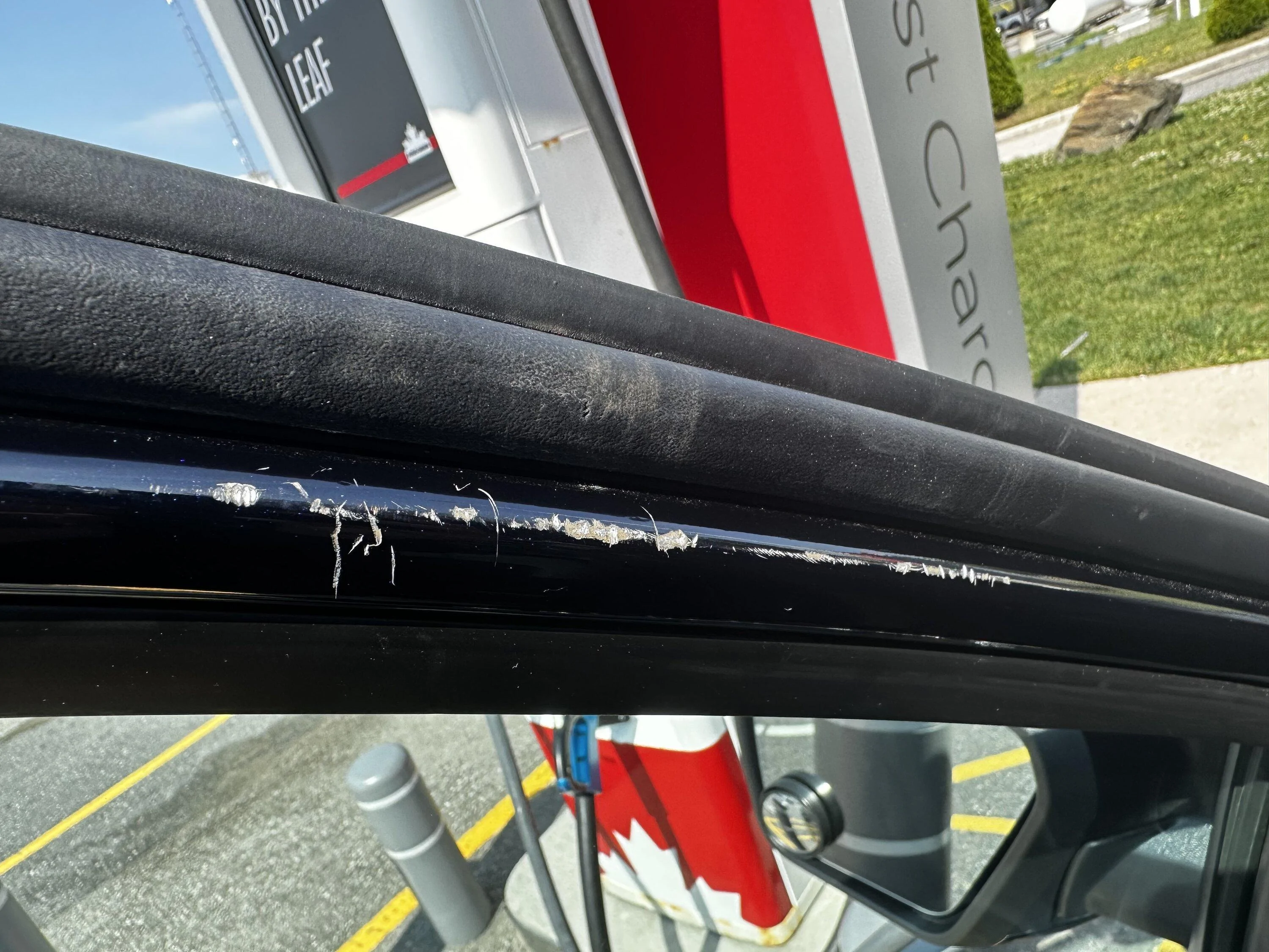 Ford F-150 Lightning Someone tried to break-in IMG_1261