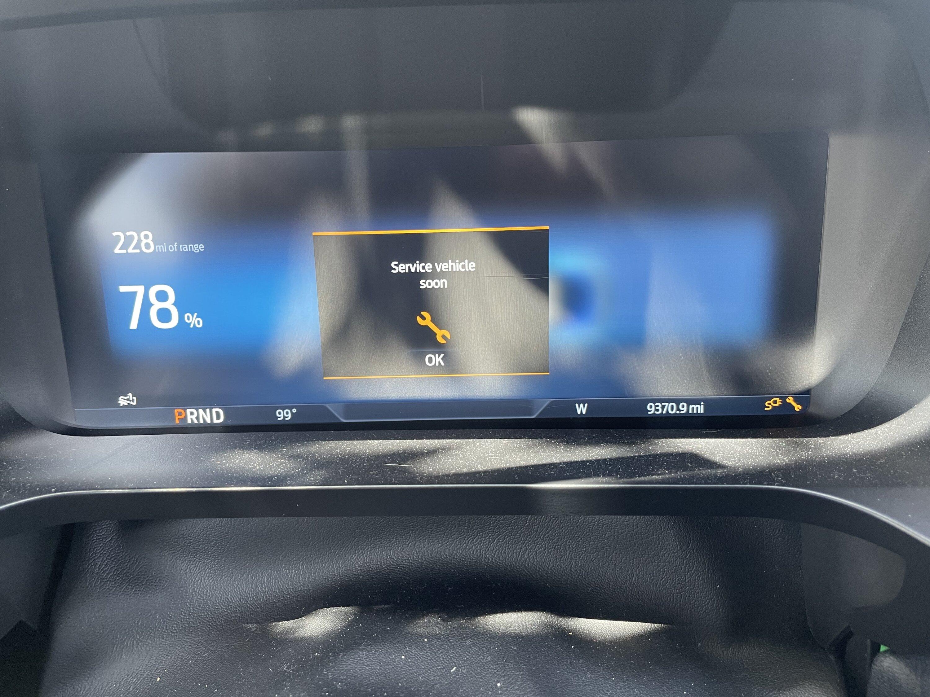 Ford F-150 Lightning DC Charging Fault 151 miles away from home IMG_5933