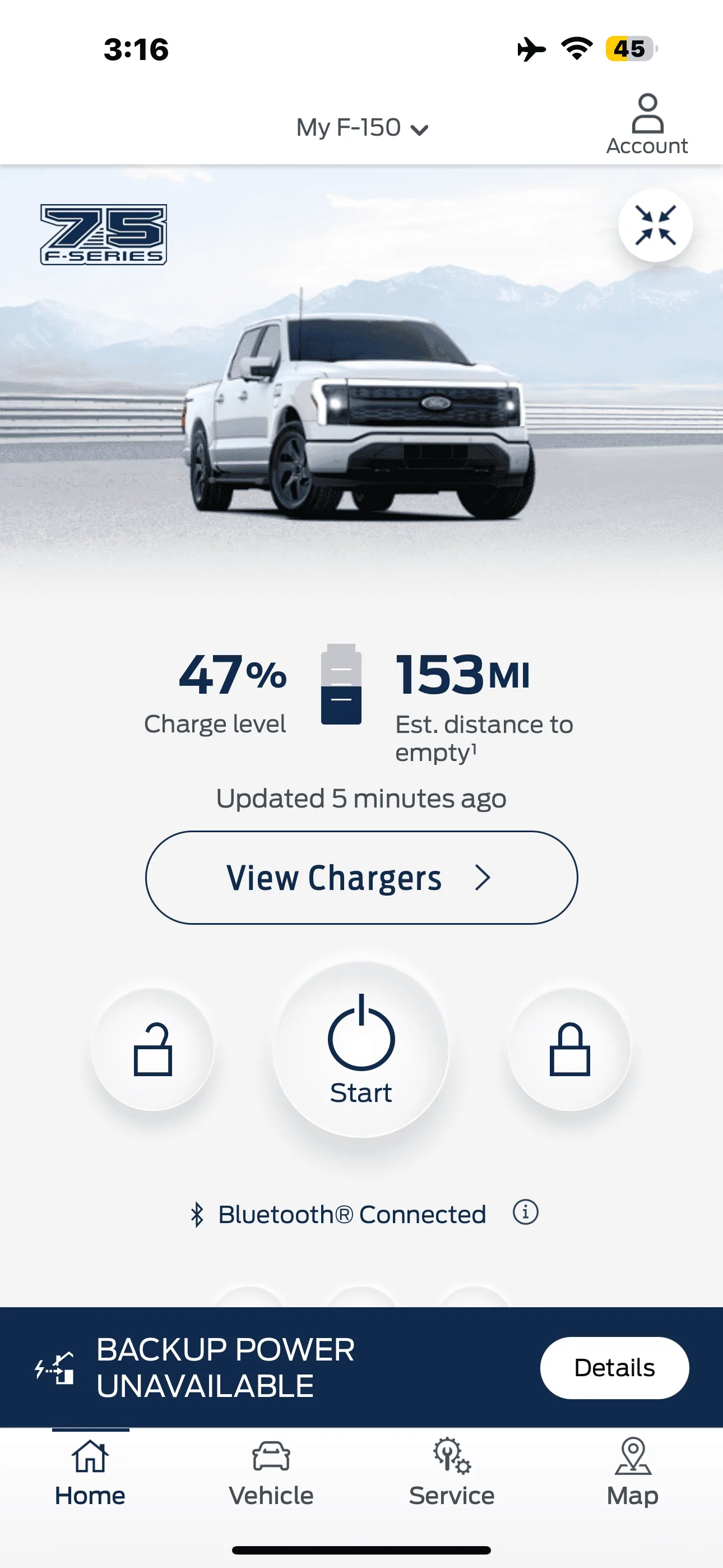 Ford F-150 Lightning Outage Detected - Backup Power Unavailable IMG_0630
