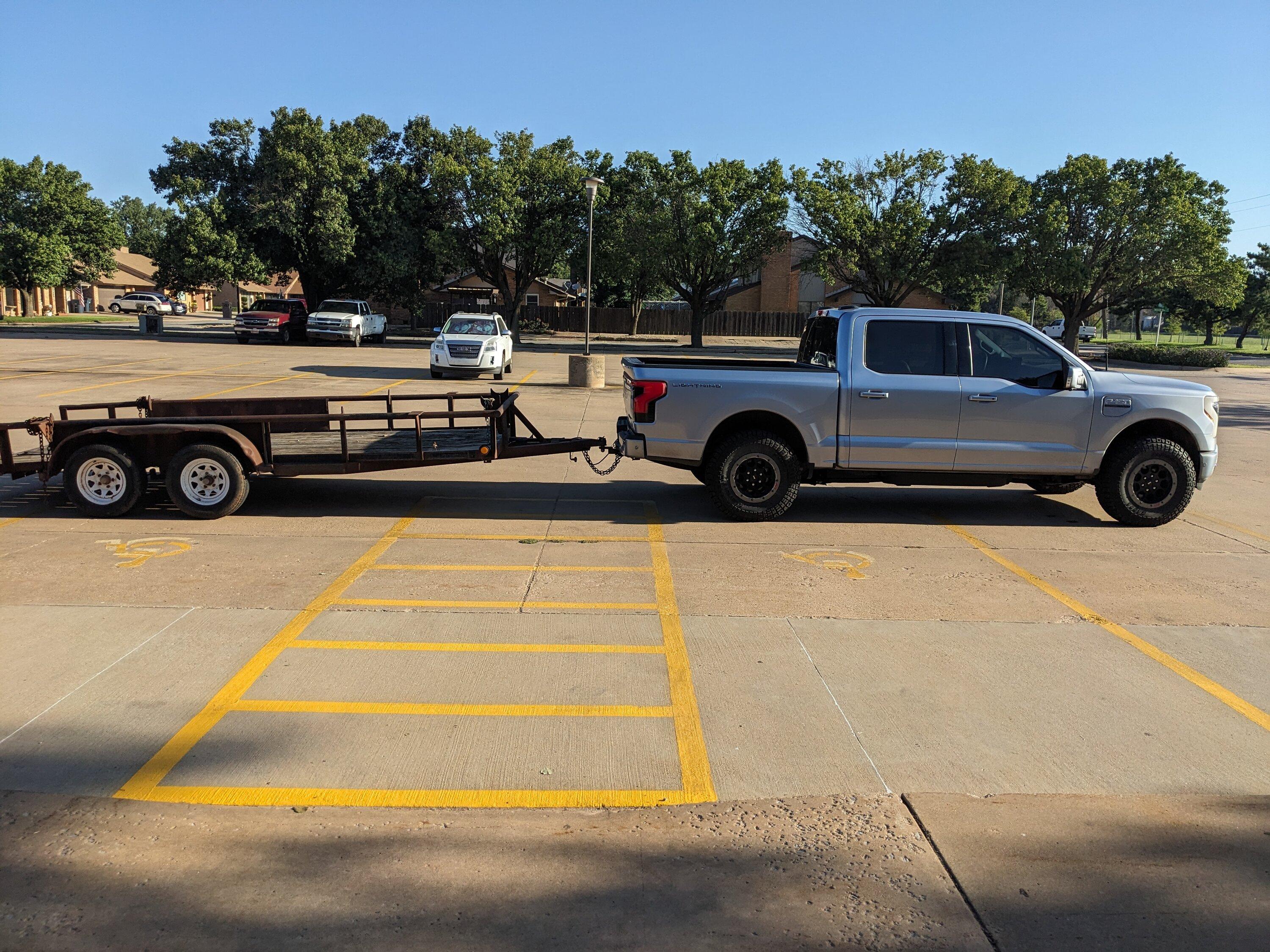 Ford F-150 Lightning Pics of Lightning Trucks Doing Truck Things. Post Yours! 📸 pickup and trailer