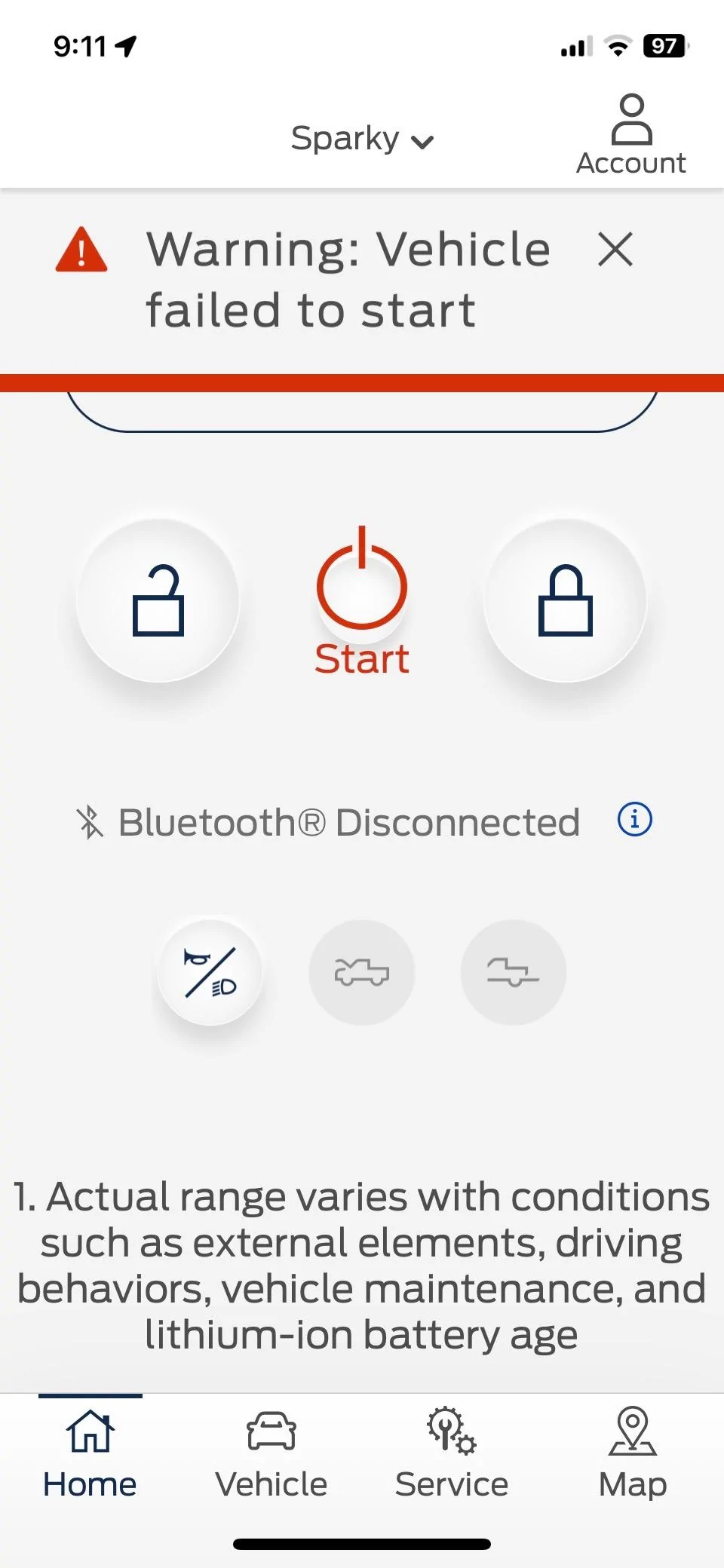 Ford F-150 Lightning FordPass App works in one direction only IMG_1071