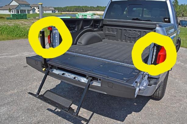 Ford F-150 Lightning XLT to Lariat rear gate and taillight  swap?  Possible? 2022-ford-f-150-lightning-lariat-bed-ste