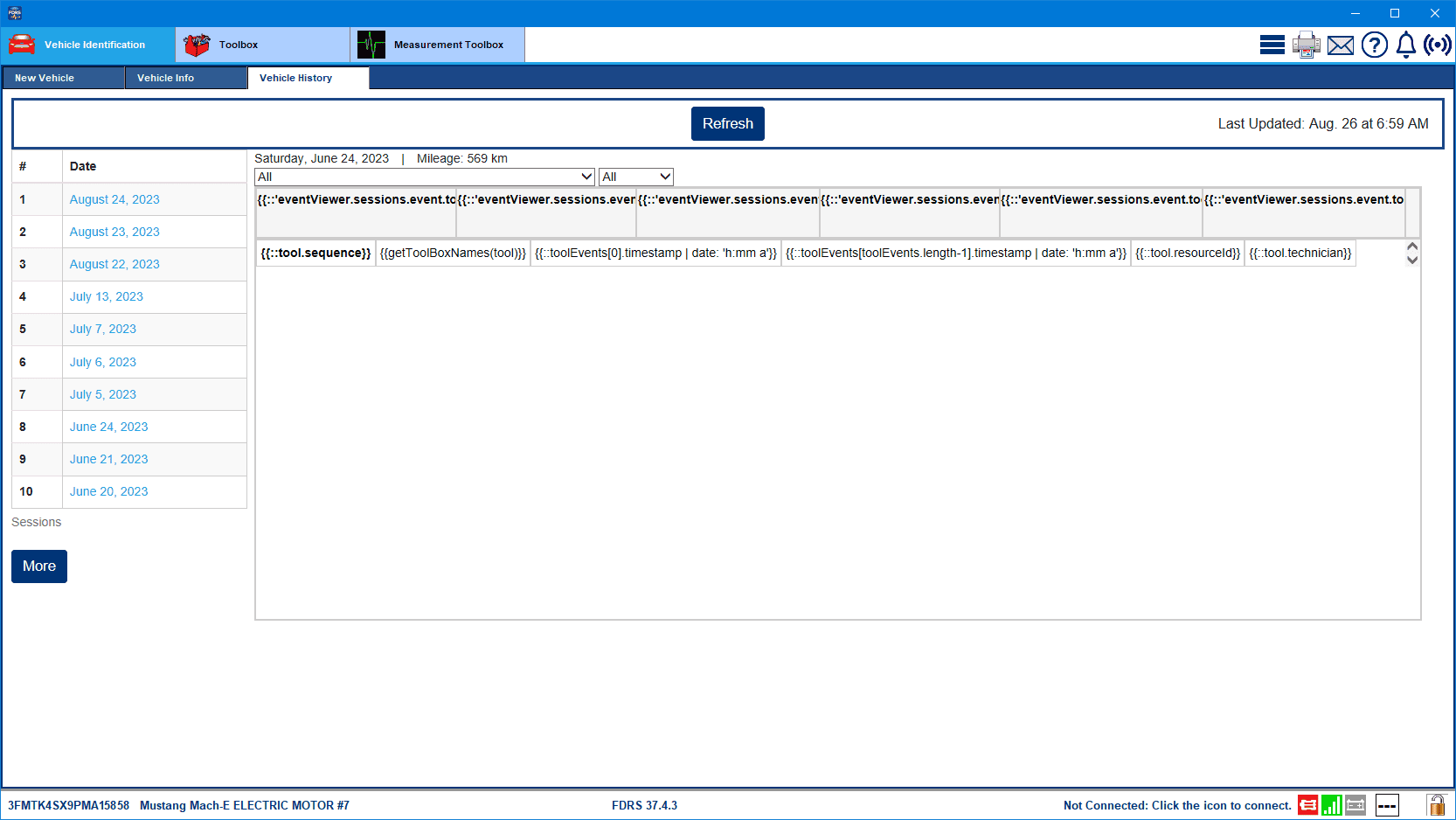 Ford F-150 Lightning Lightning Software Updates using FDRS FDRS_37-4-3_Session_Log_Fail